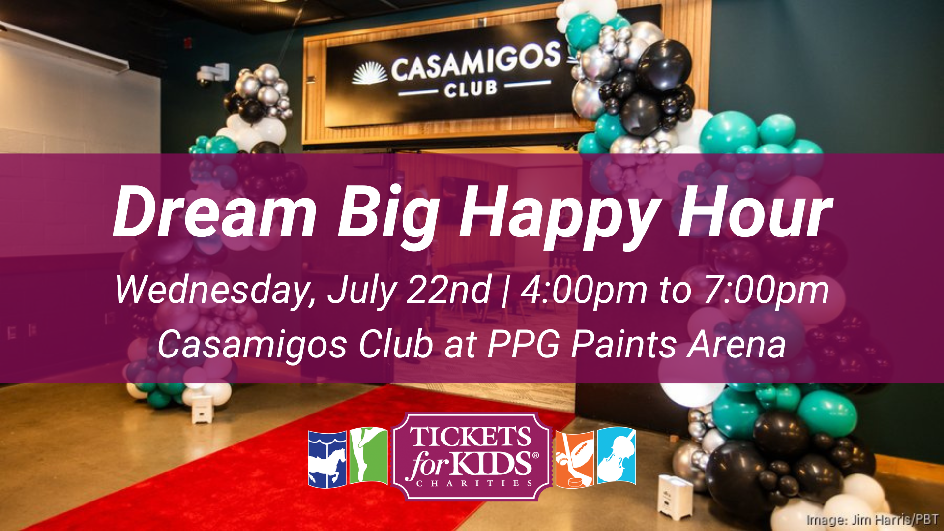 Campaign cover image for Tickets for Kids Dream Big Happy Hour