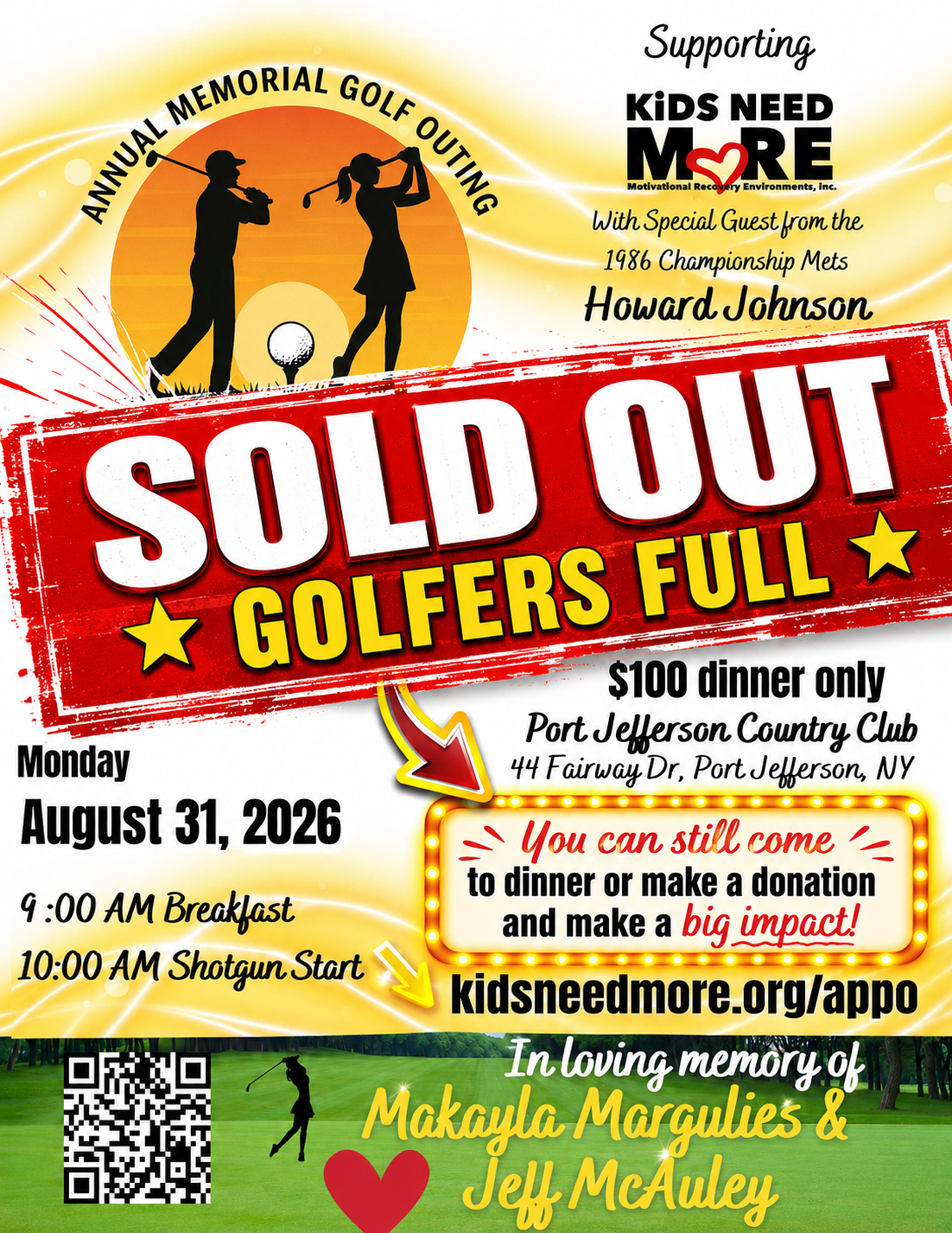 Campaign cover image for Robert “Appo” Lodato & Jenn Sciara Memorial Outing