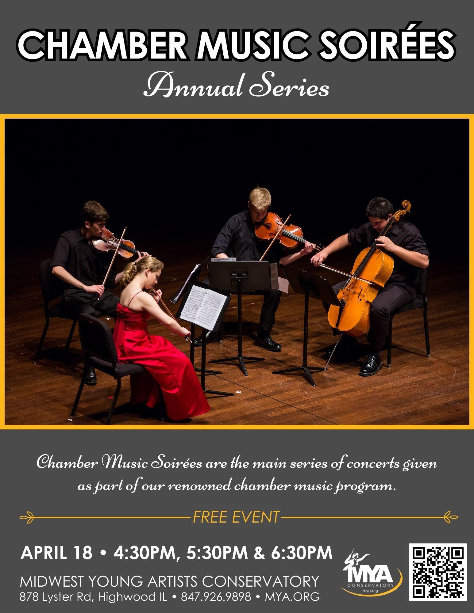Campaign cover image for April 18 Chamber Music Soirées