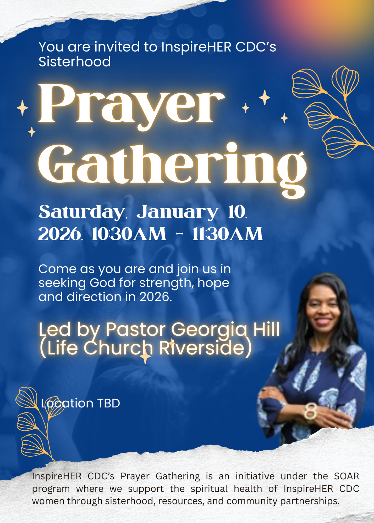 Campaign cover image for SOAR Sisterhood Prayer Gathering