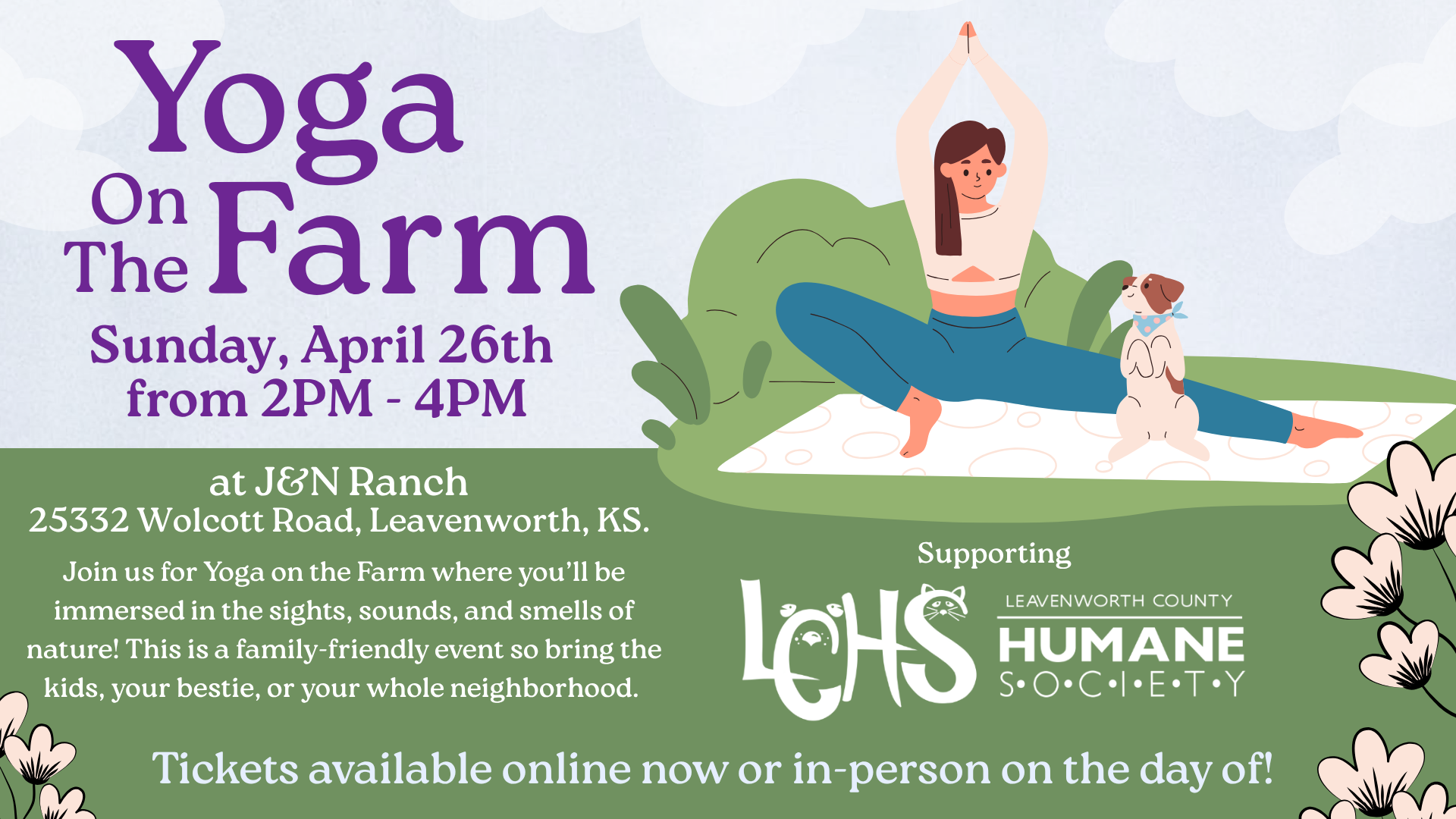 Campaign cover image for Yoga On The Farm at J&N Ranch
