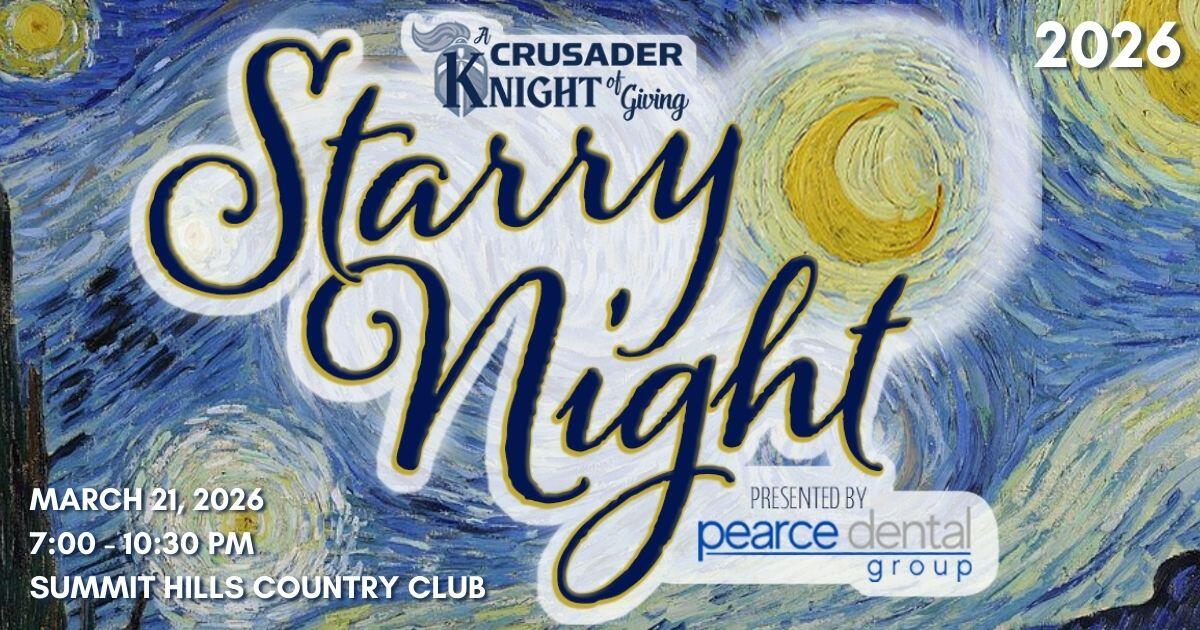 Campaign cover image for Starry Night: A Crusader Knight of Giving 2026