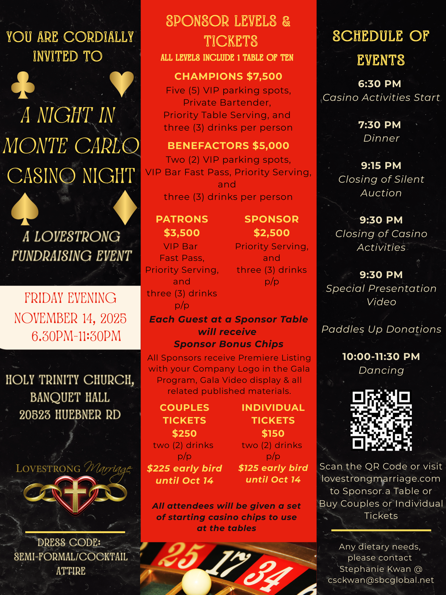 Campaign cover image for 2025 LoveStrong Casino Night