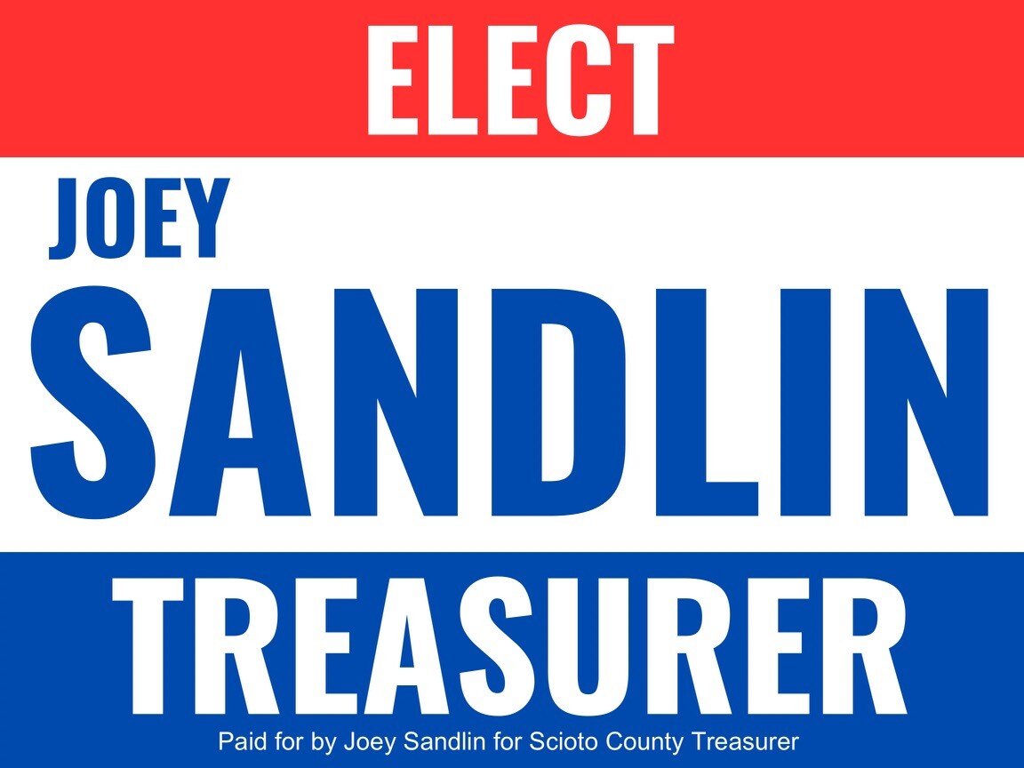Campaign cover image for Joey Sandlin For Scioto County Treasurer