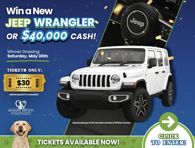 Campaign cover image for 2026 Trails & Tails Jeep Raffle