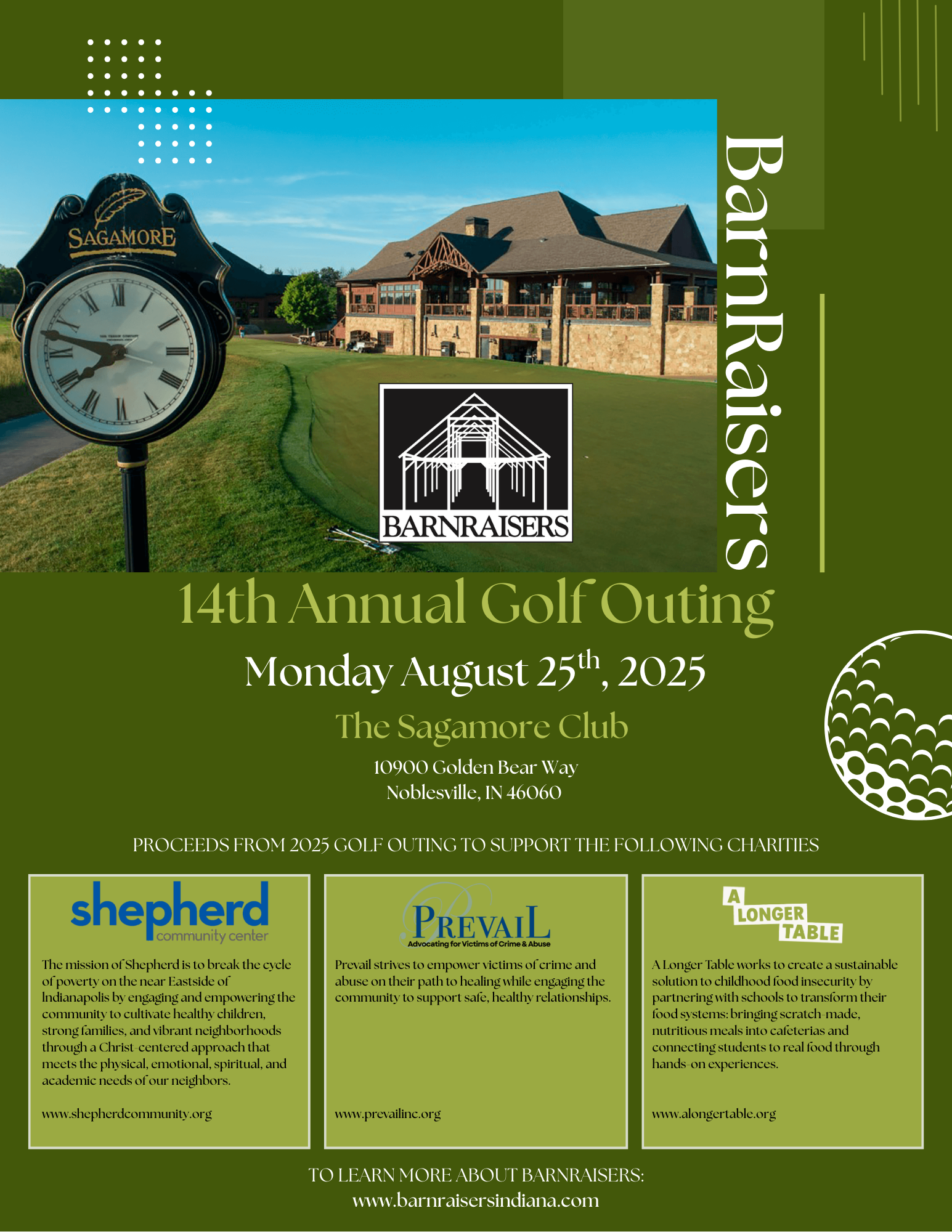 Campaign cover image for BarnRaisers 2025 Golf Outing