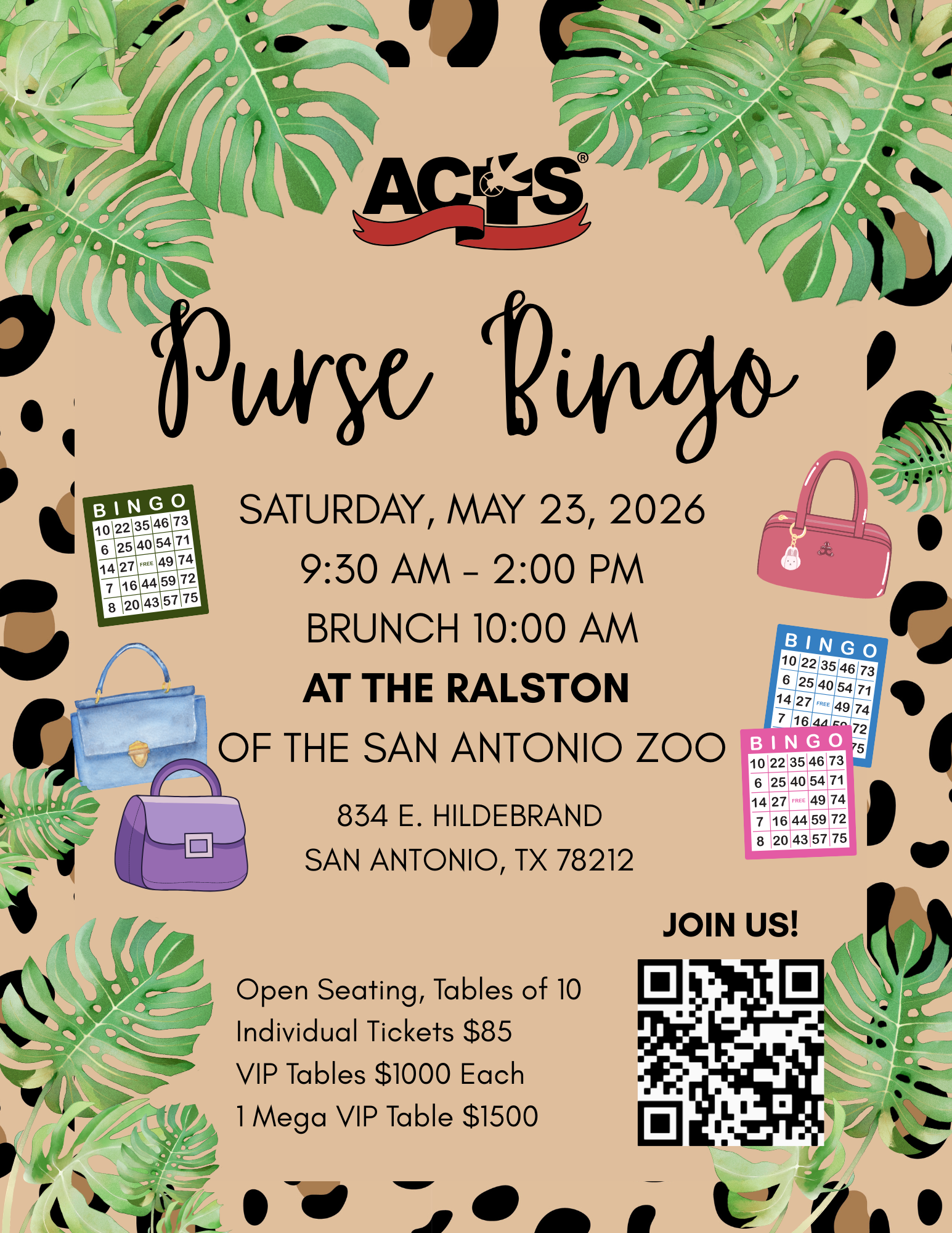 Campaign cover image for ACTS 1st Annual Purse Bingo