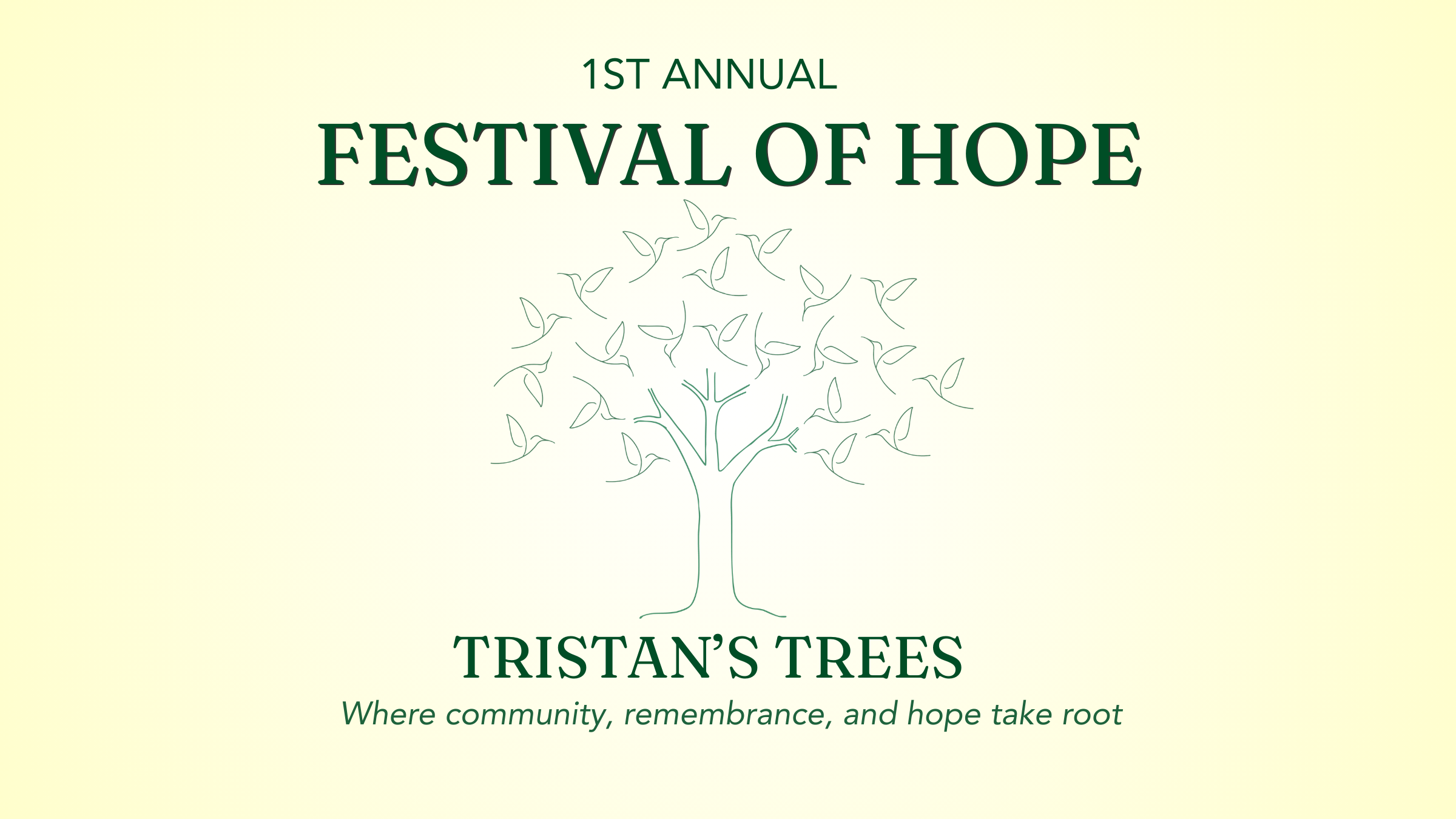 Campaign cover image for Tristan's Trees Festival of Hope