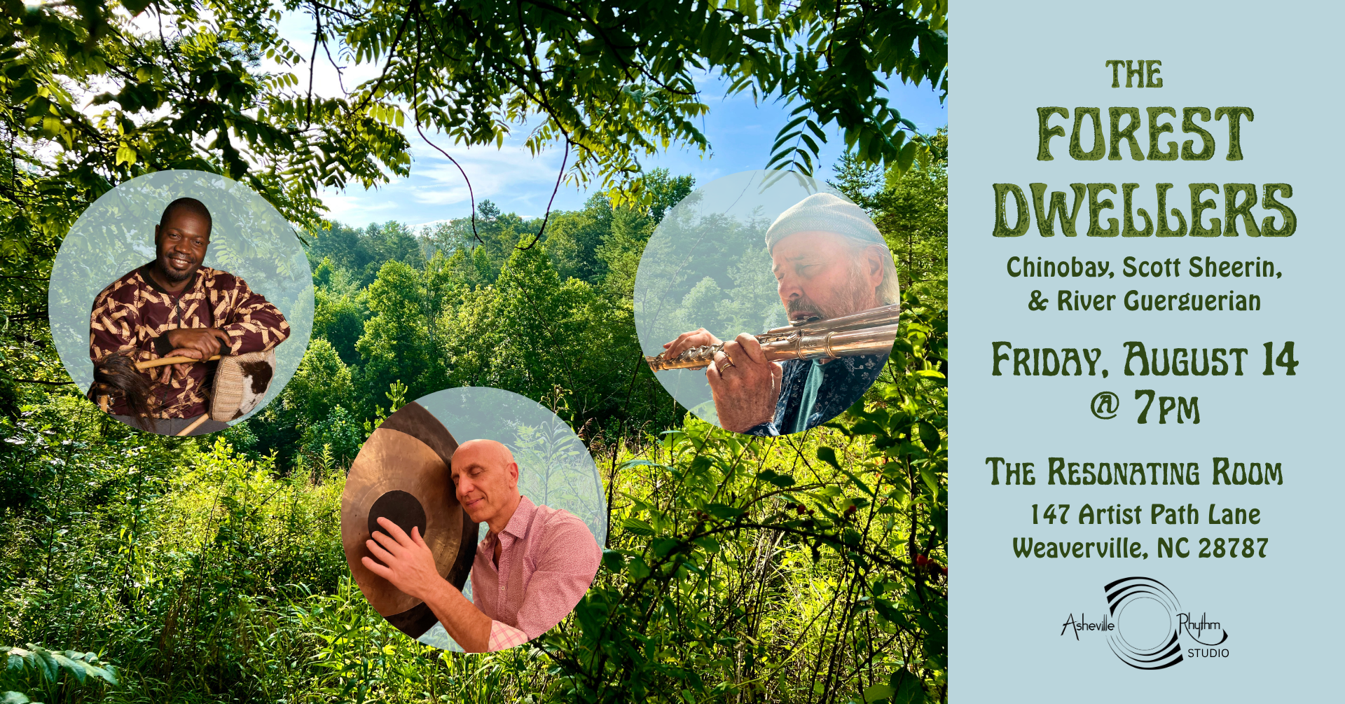 Campaign cover image for Forest Dwellers featuring Chinobay, Scott Sheerin, & River Guerguerian