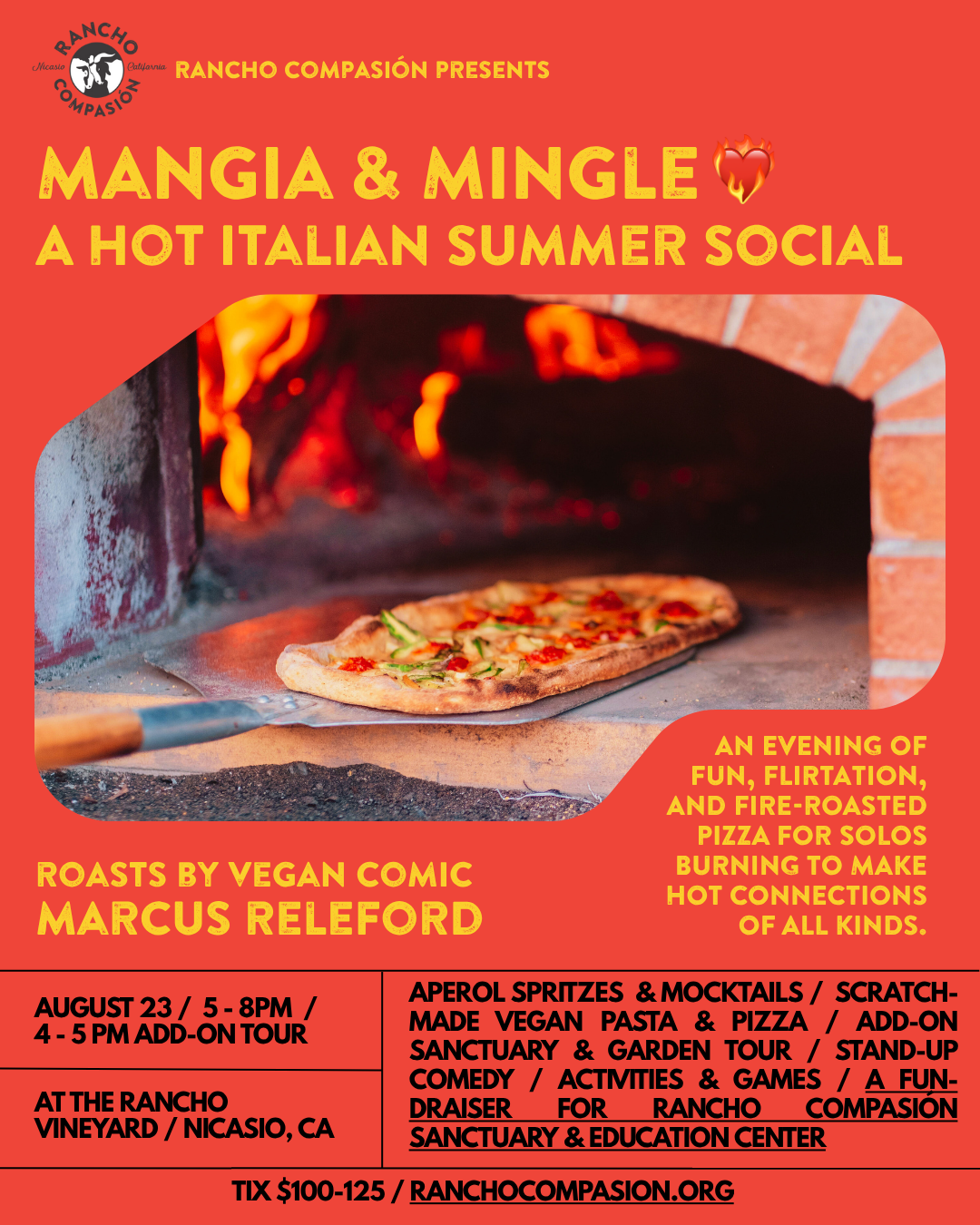 Campaign cover image for Mangia & Mingle: A Hot Italian Summer Mixer
