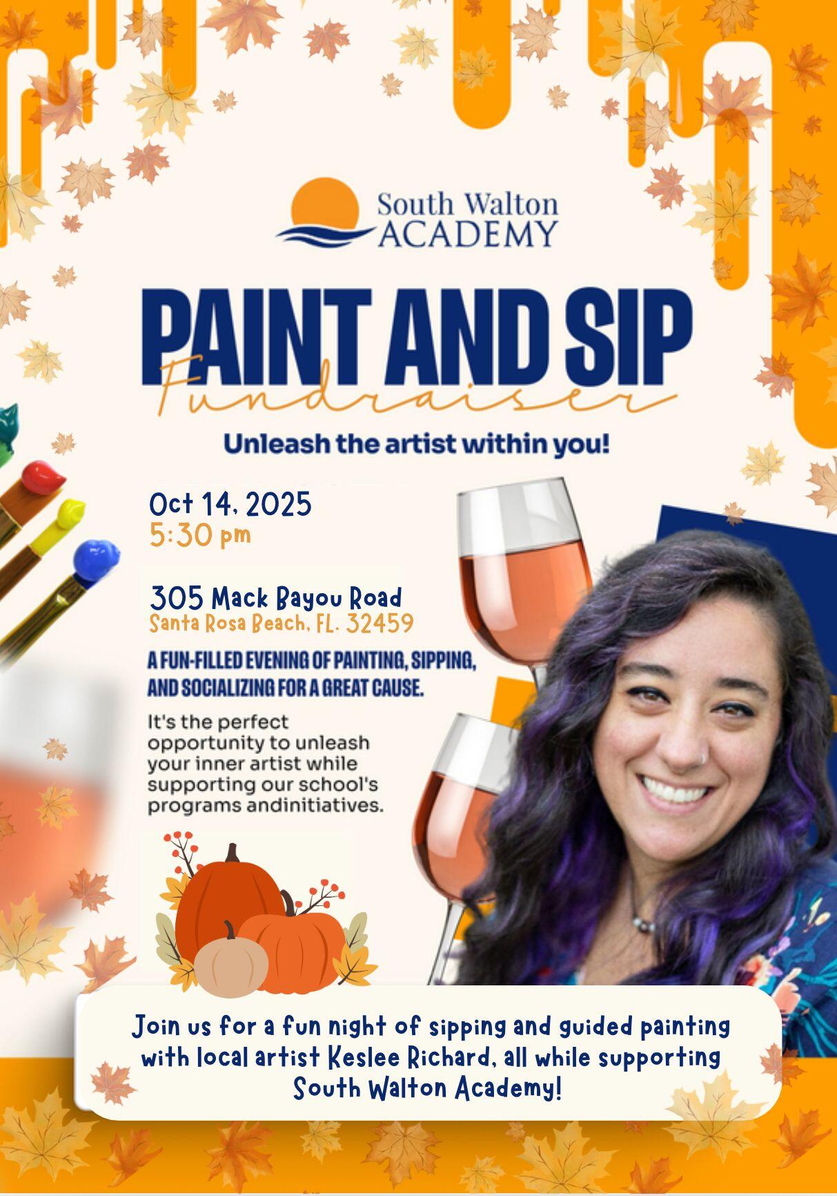 Campaign cover image for Paint & Sip Fall 25