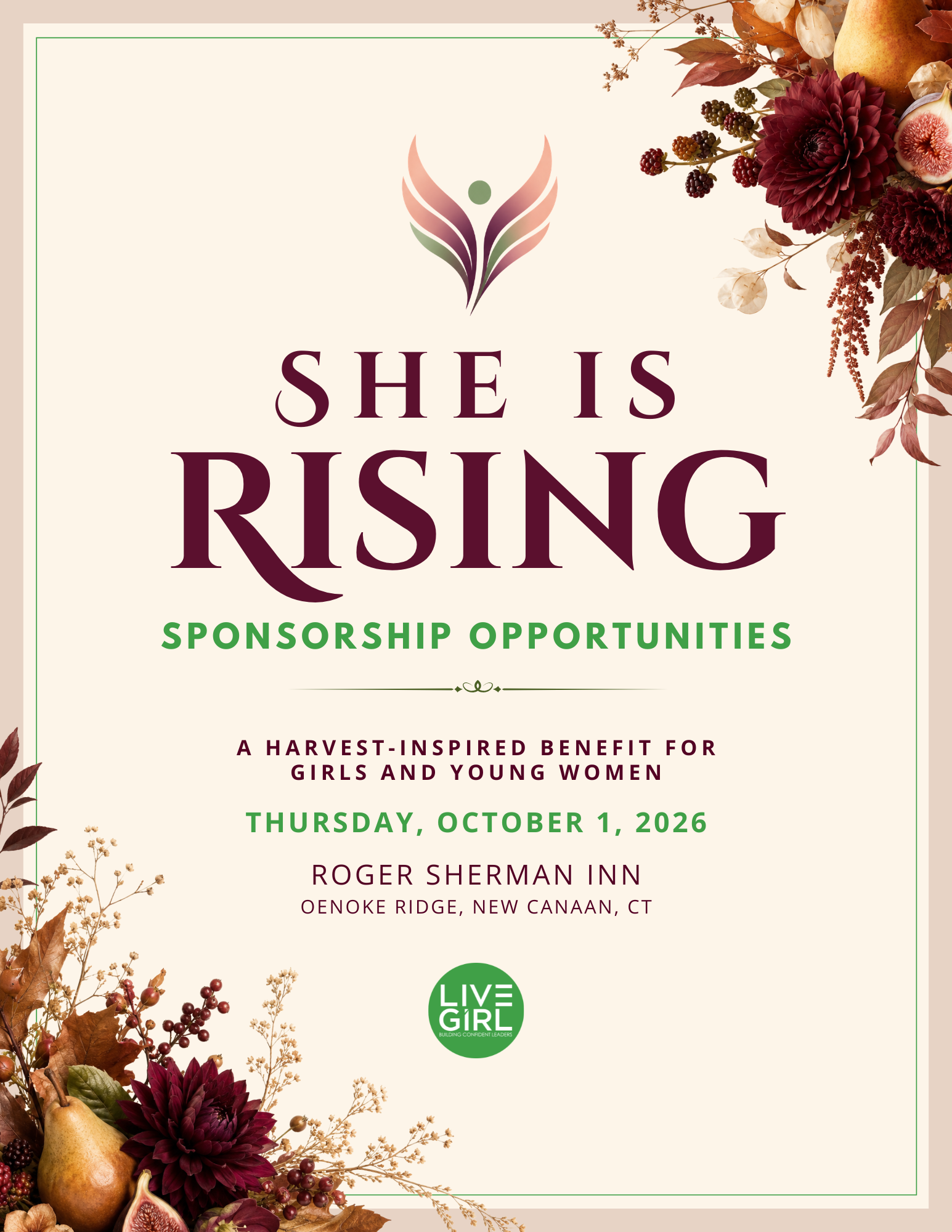 Campaign cover image for She Is Rising 2026 Sponsorships
