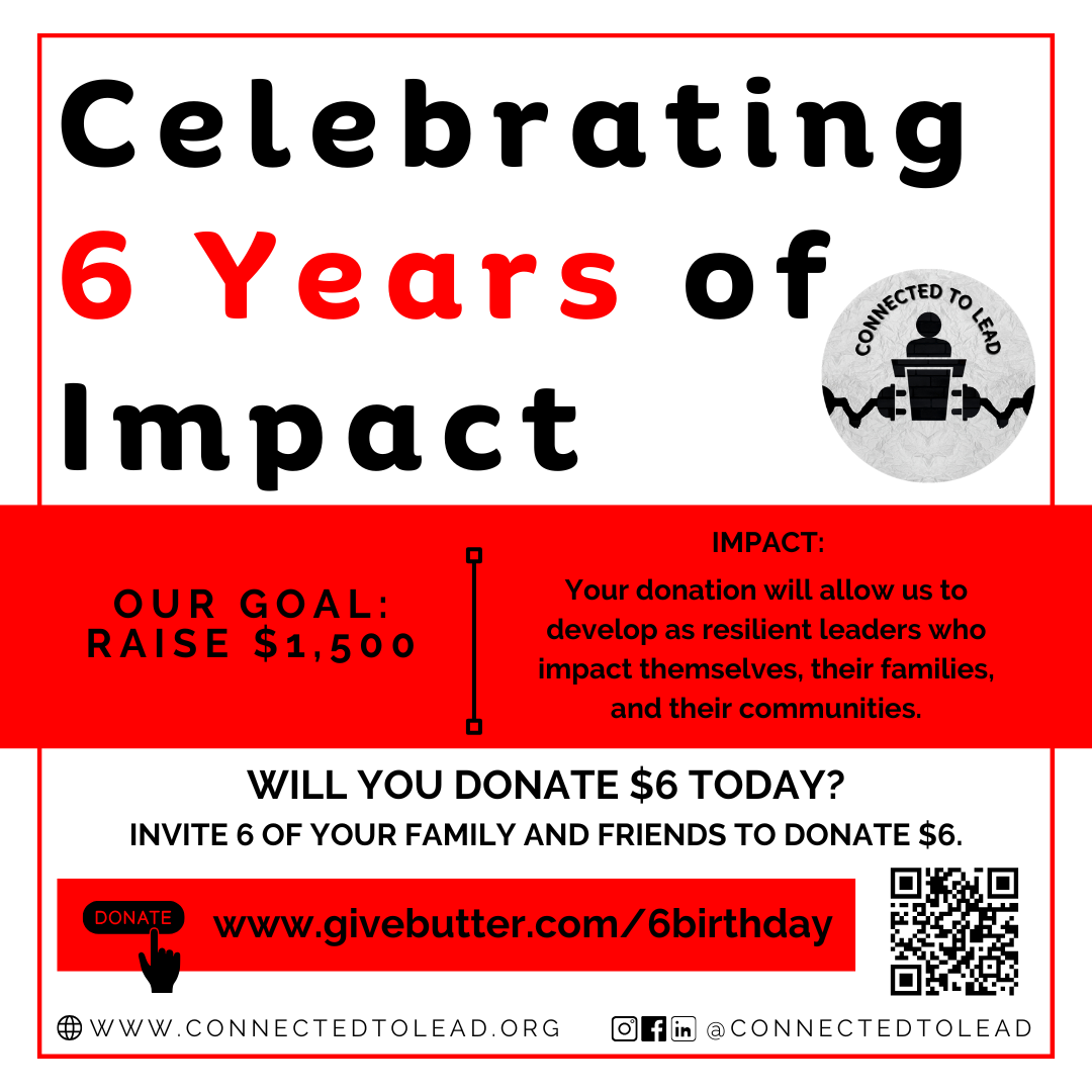 Campaign cover image for Connected to Lead - Celebrating 6 Years