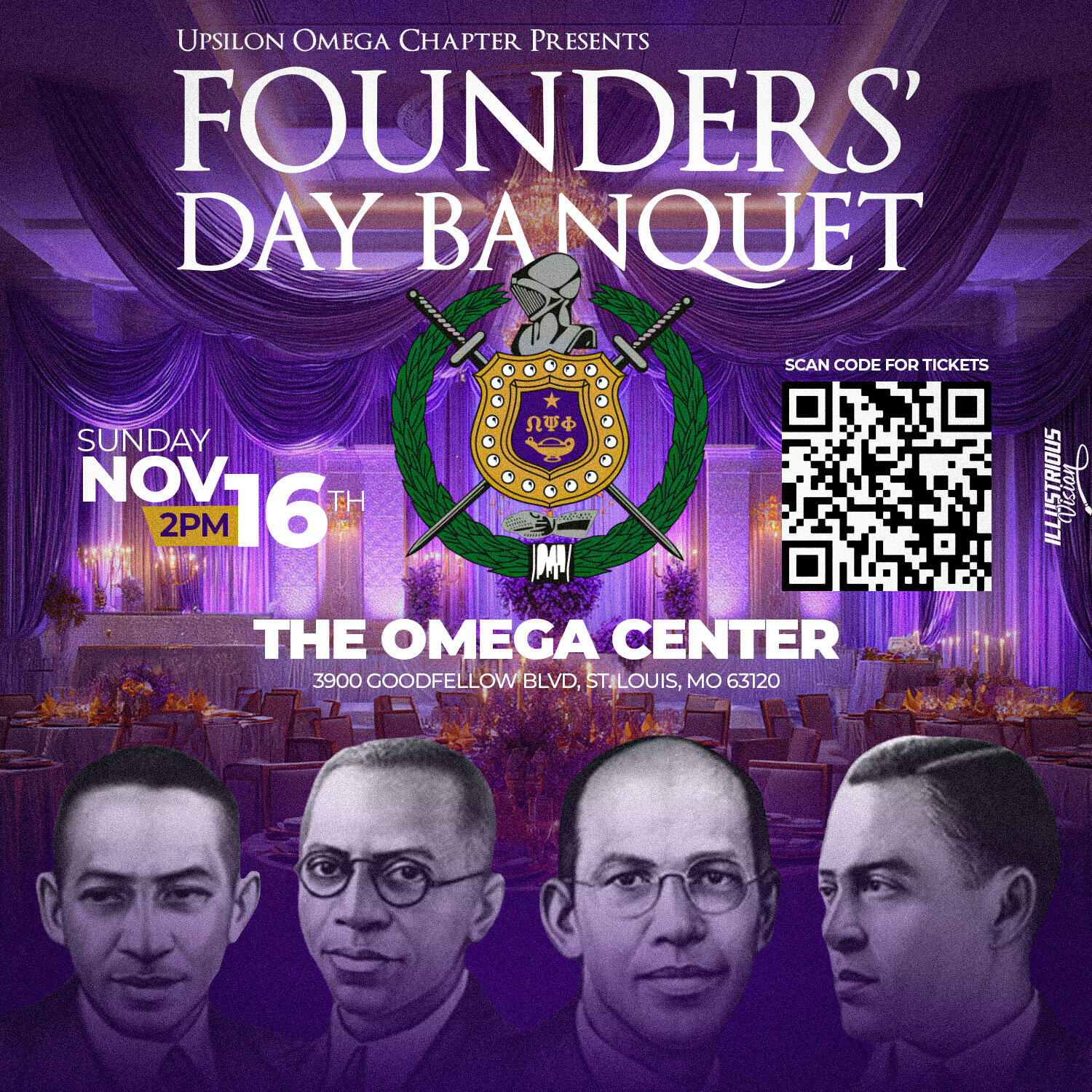 Campaign cover image for Upsilon Omega - Founders' Day Banquet 2025