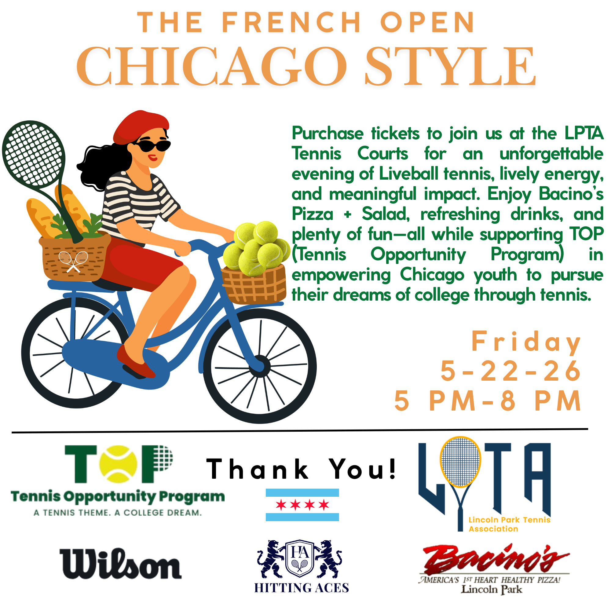 Campaign cover image for LPTA Liveball x TOP (Tennis Opportunity Program)
