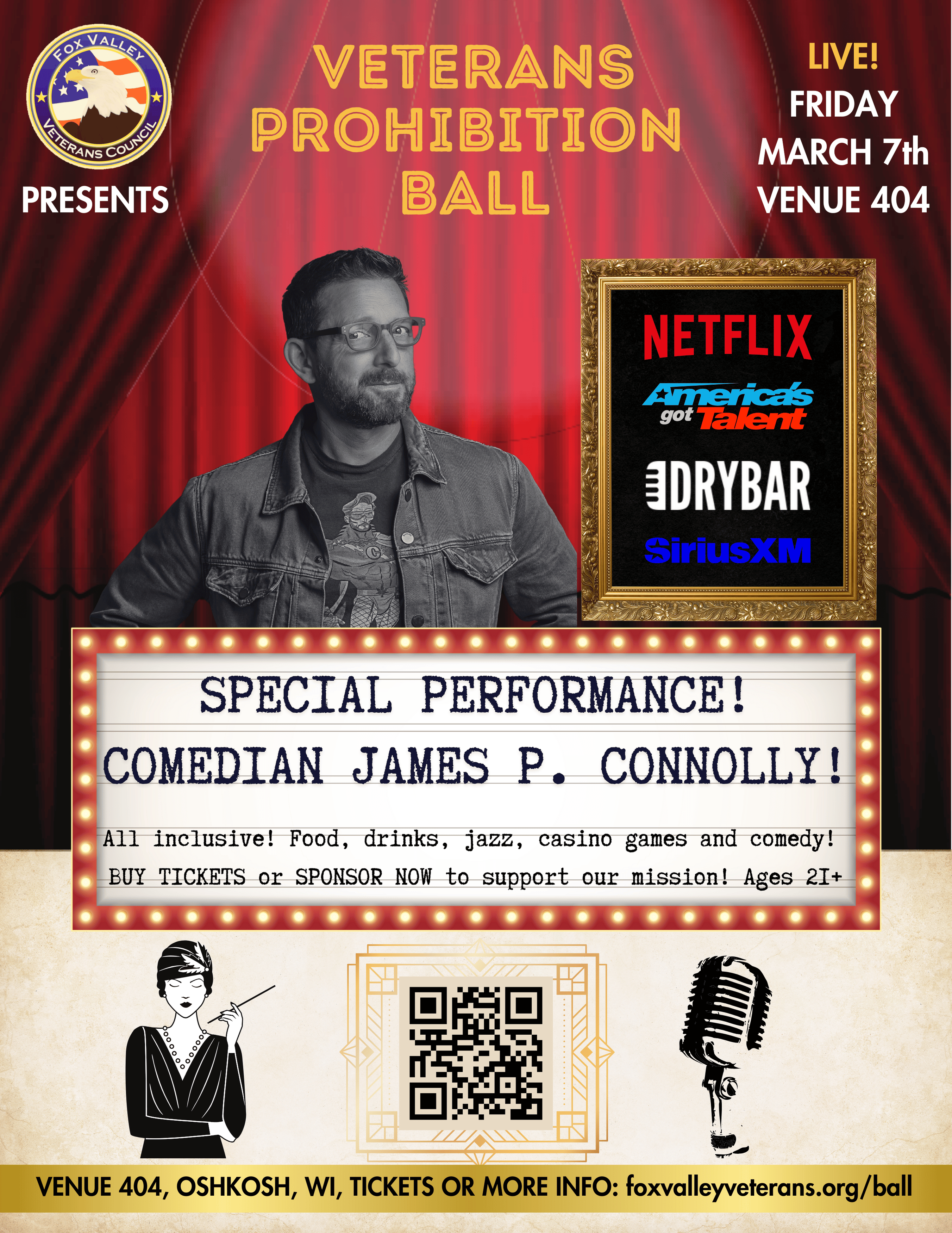 Campaign cover image for 2025 Veterans Prohibition Ball