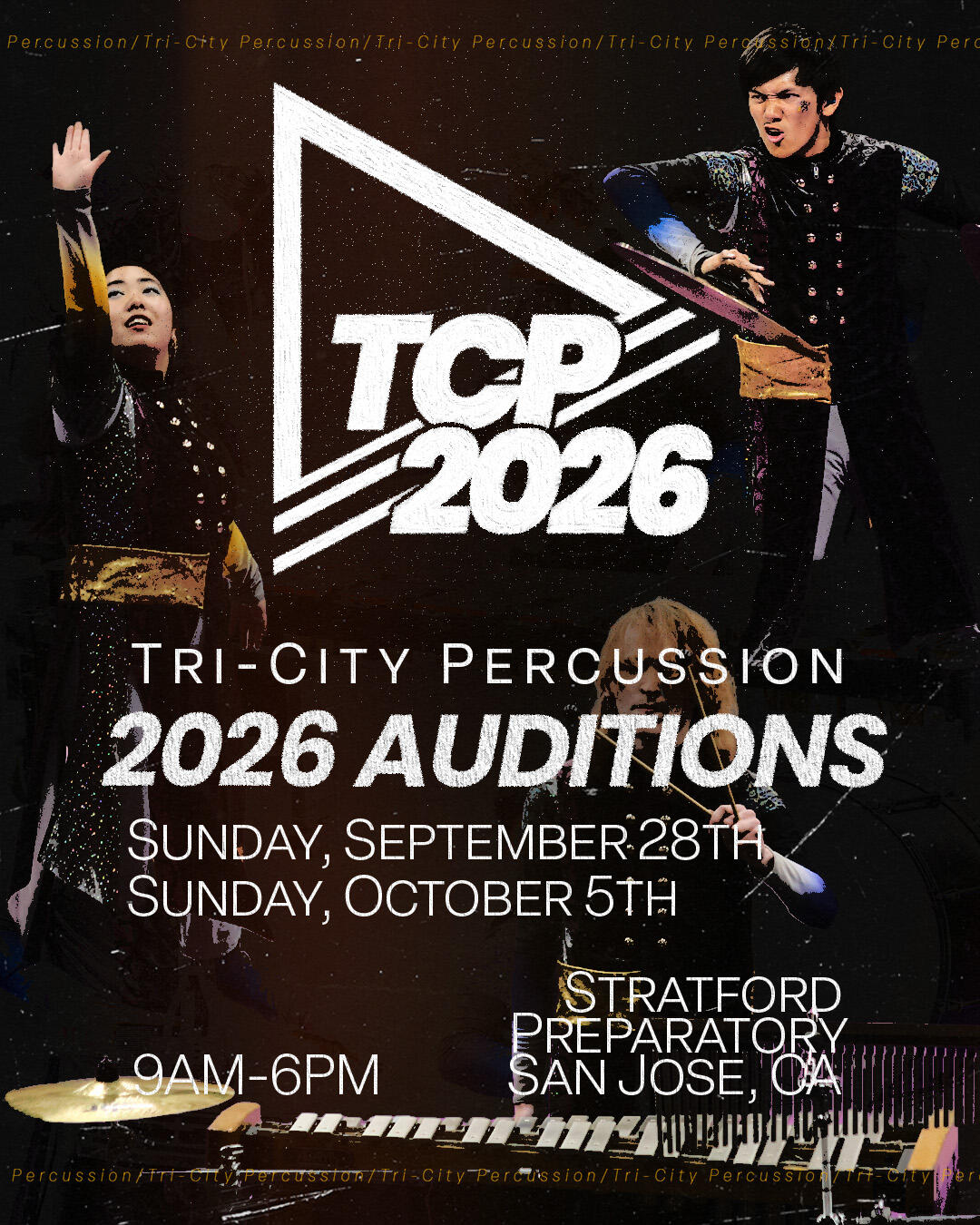 Campaign cover image for Tri-City Percussion 2026 Auditions