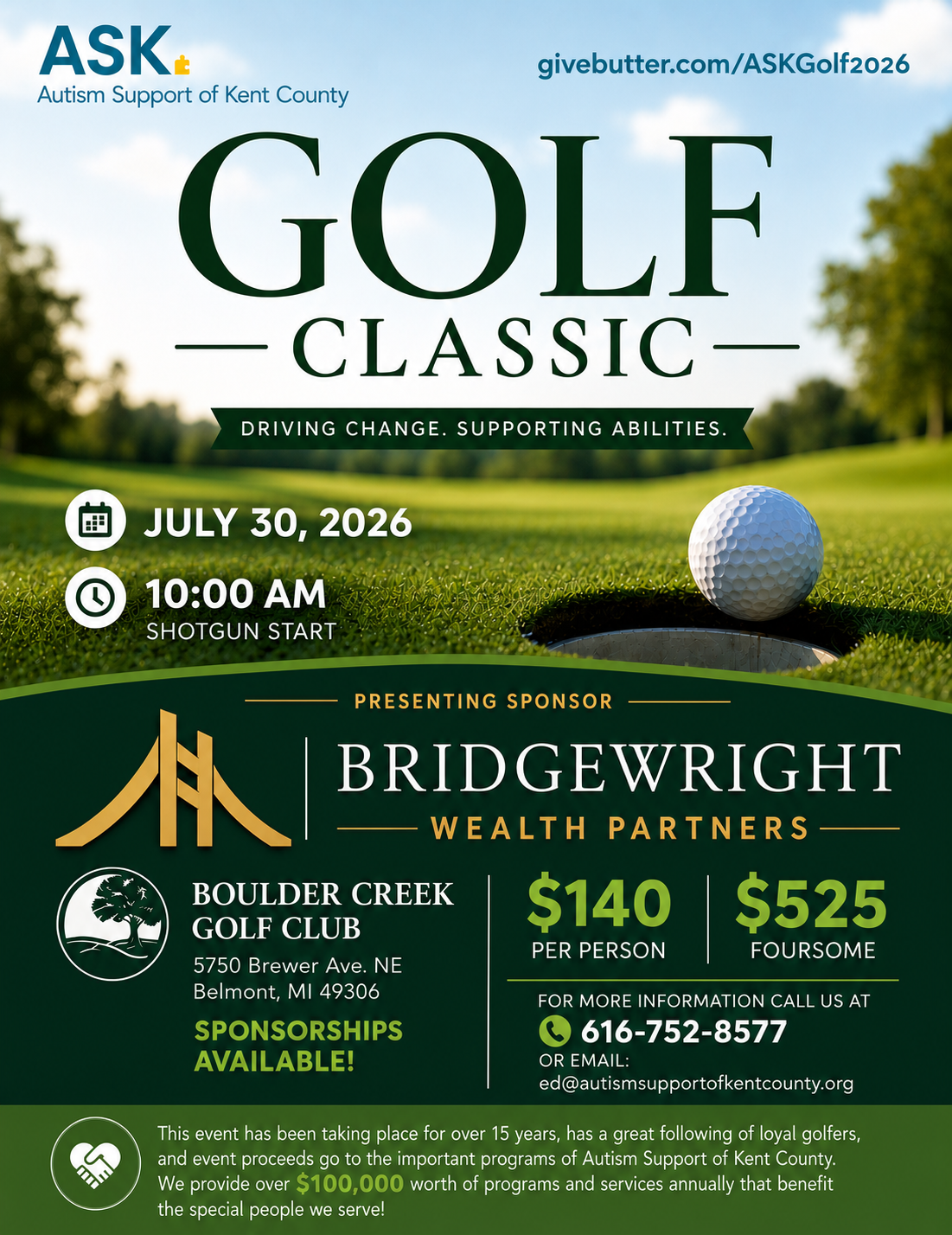 Campaign cover image for 2026 ASK Golf Outing