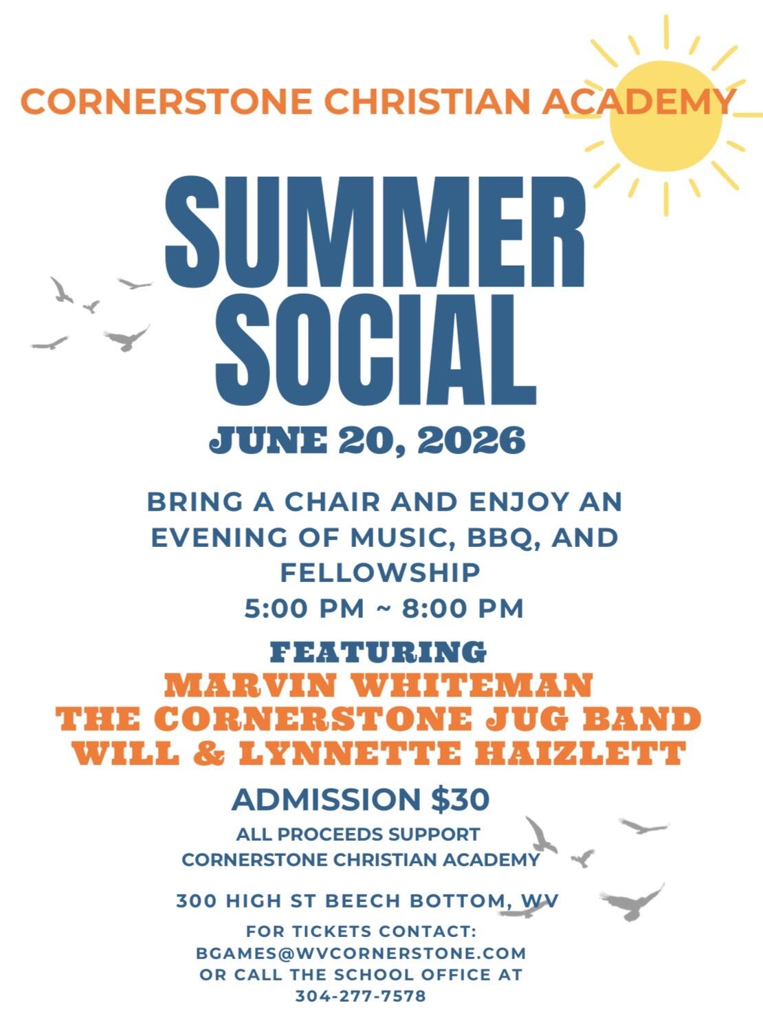 Campaign cover image for CCA Summer Social 2026