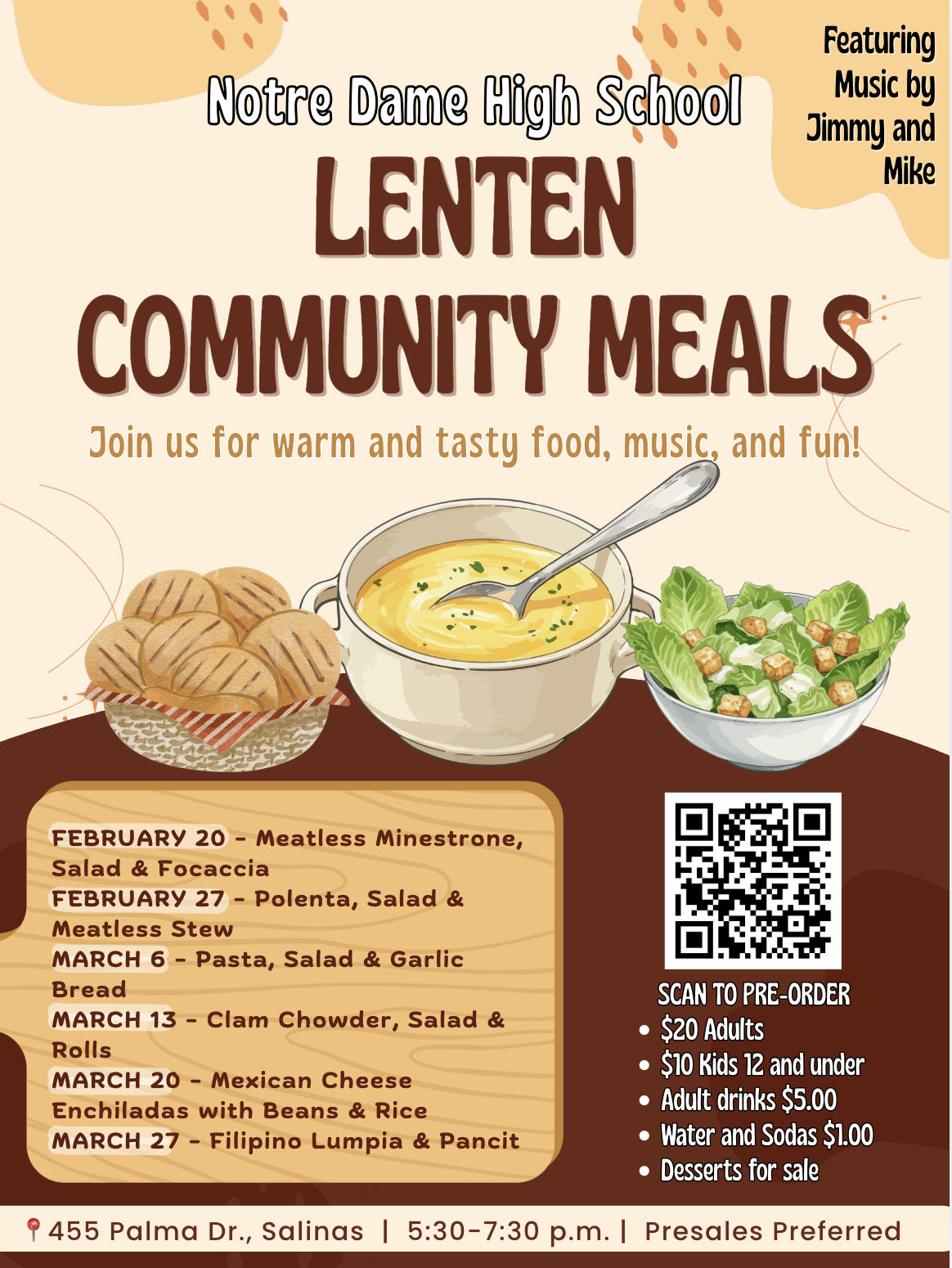 Campaign cover image for Lenten Community Meals