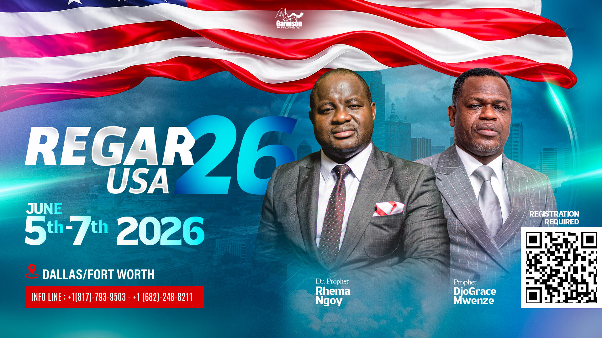 Campaign cover image for REGAR 2026/RETREAT GARNISON DES PROPHETES USA