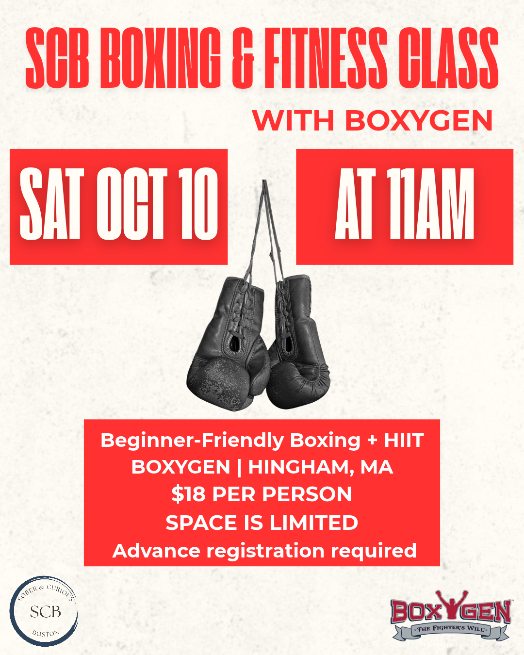 Campaign cover image for SCB Boxing & Fitness Class with Boxygen