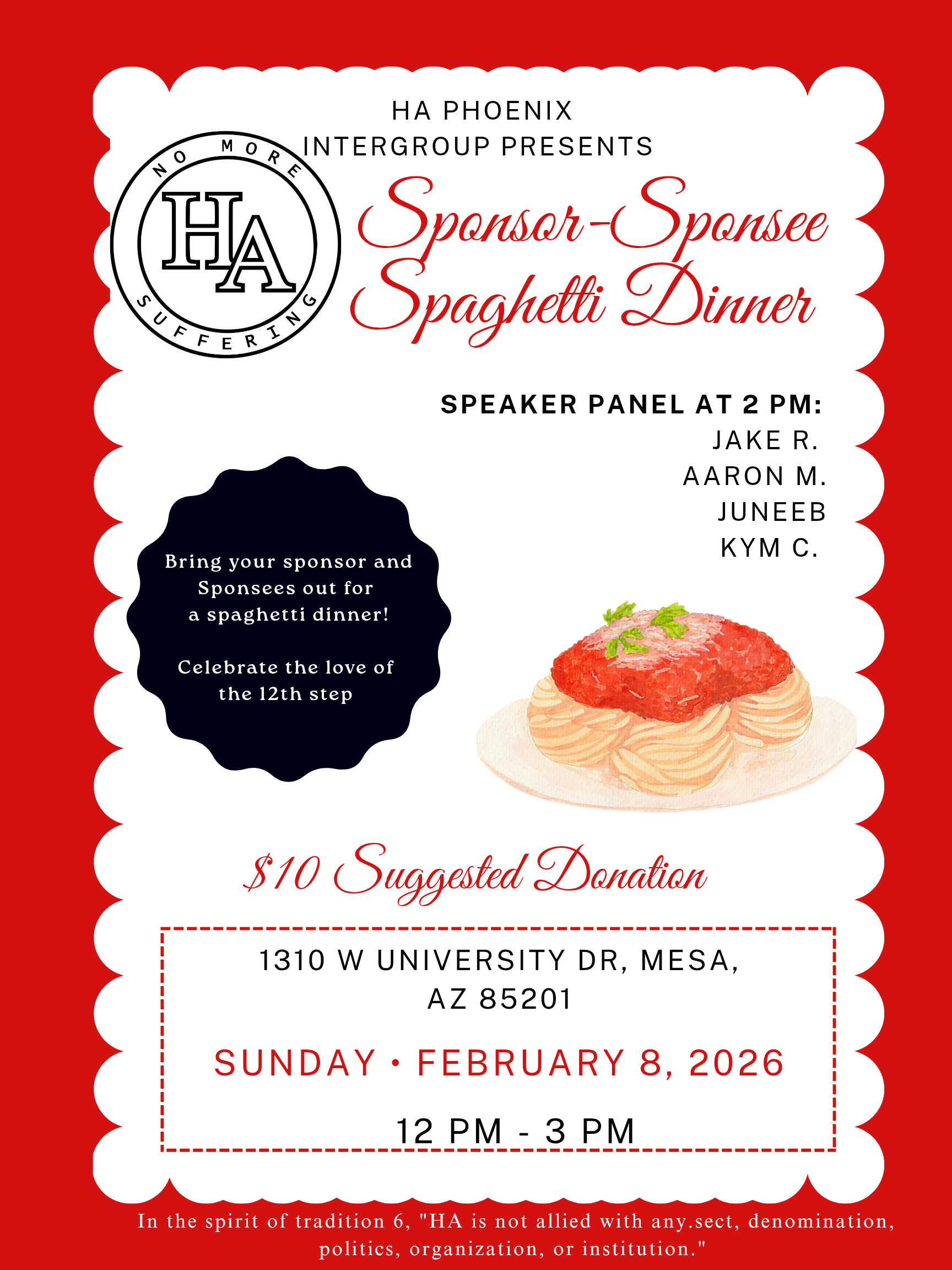 Campaign cover image for Phx Intergroup Spaghetti