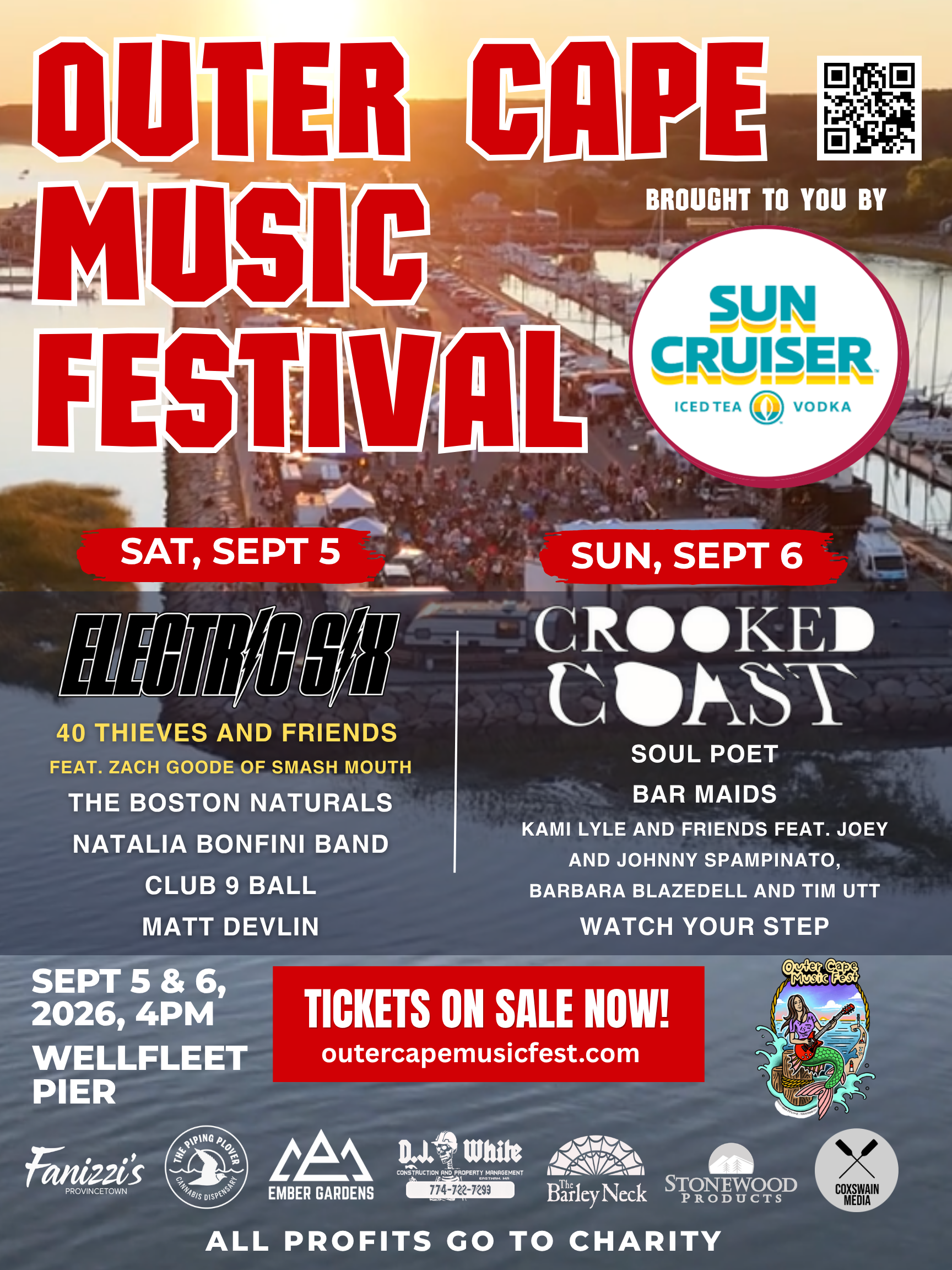 Campaign cover image for The 4th Annual Outer Cape Music Festival