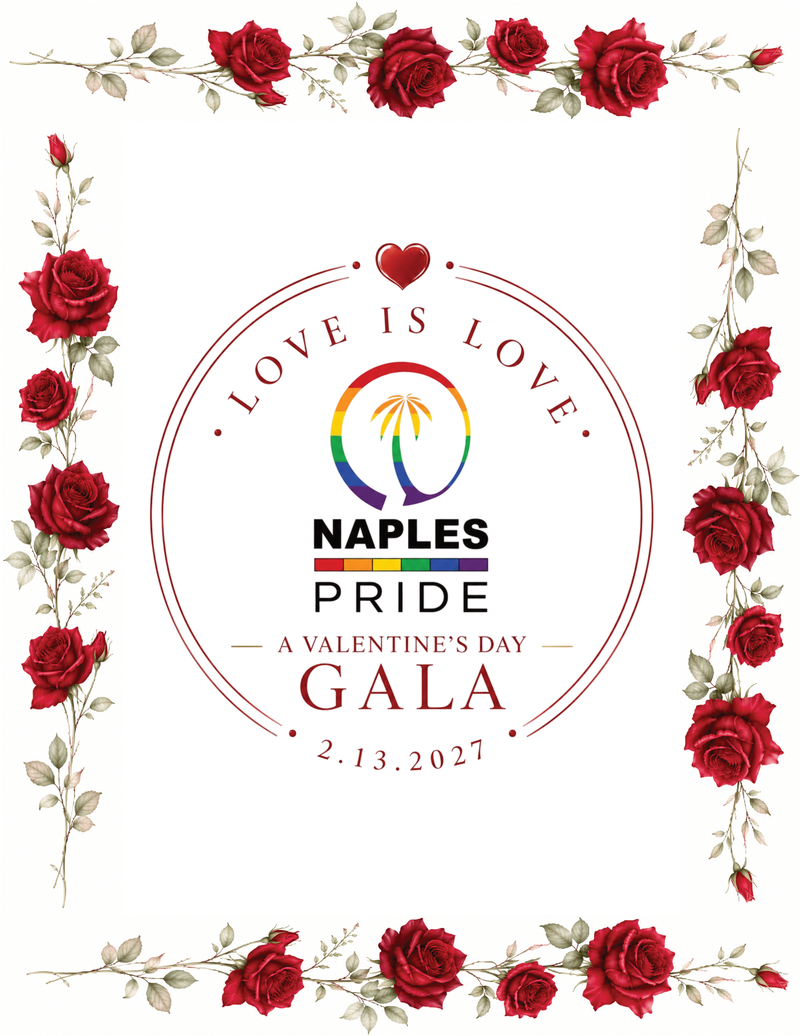 Campaign cover image for Naples Pride Gala 2027- Love is Love