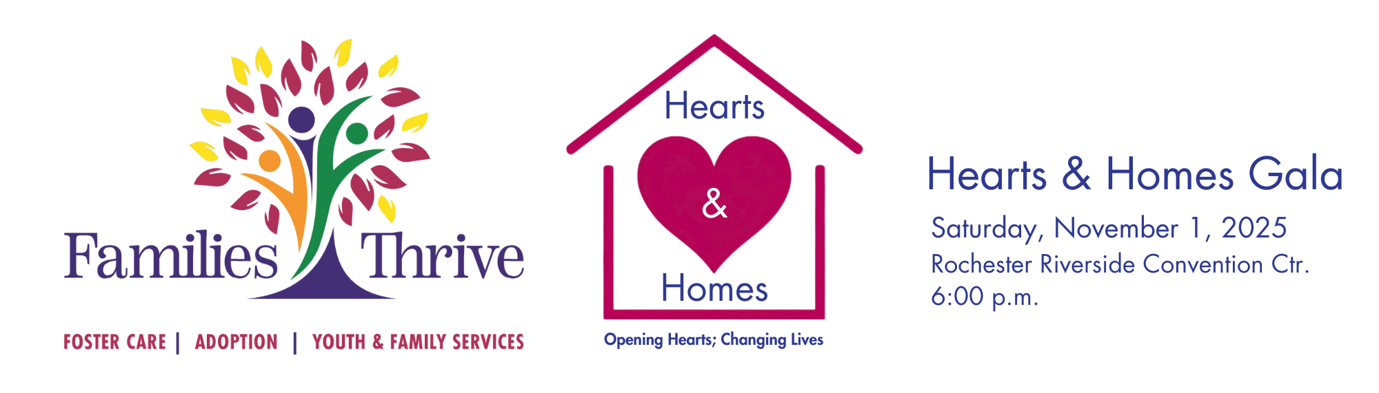 Campaign cover image for Families Thrive Inc. Hearts & Homes Gala 2025