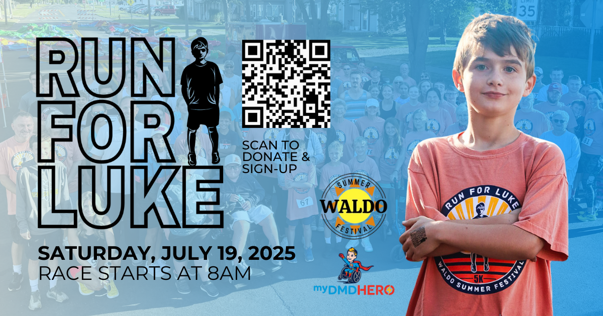 Campaign cover image for Run for Luke 2025 - Waldo Summer Festival