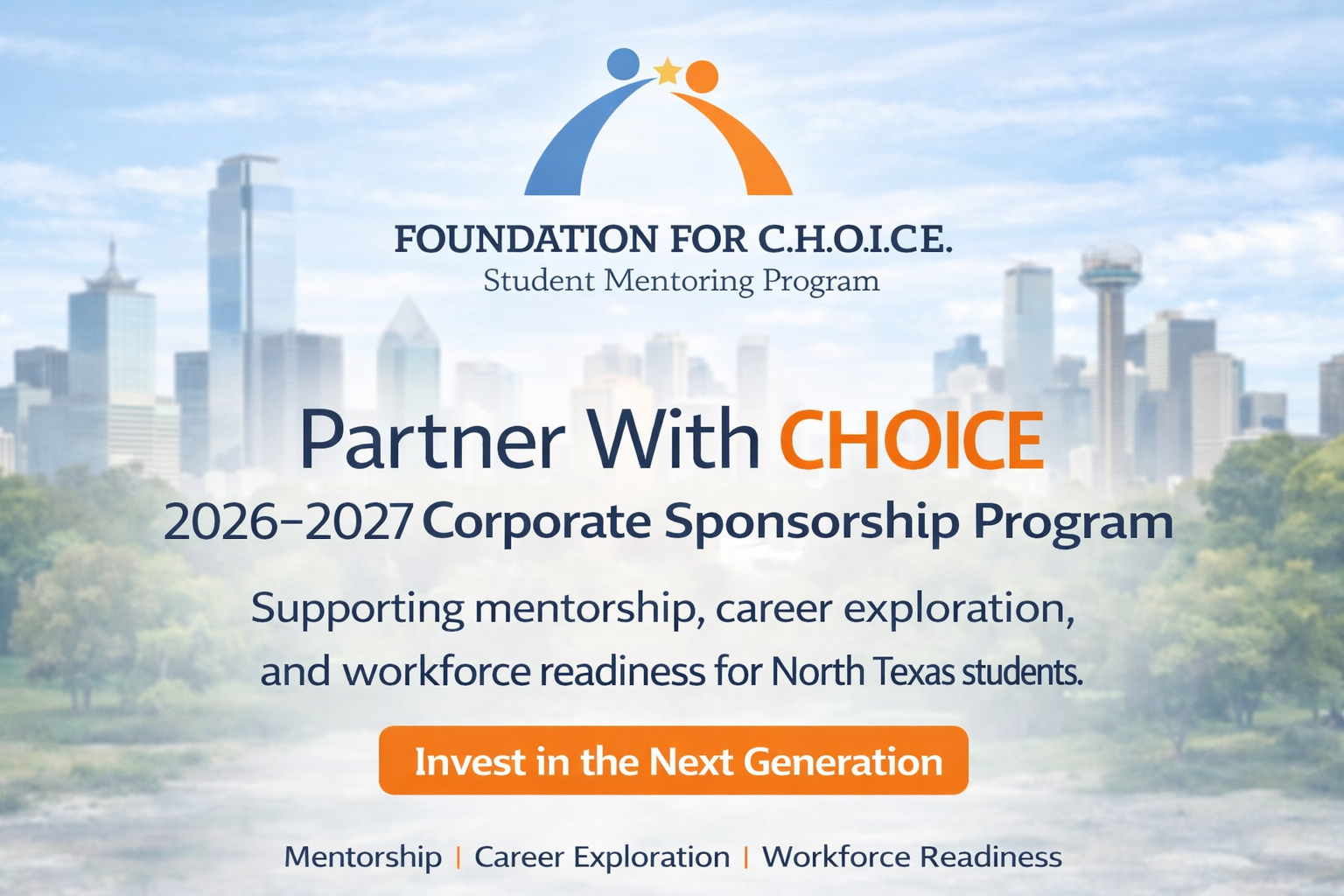 Campaign cover for Foundation for C.H.O.I.C.E. Corporate Partnership Program 2026–2027