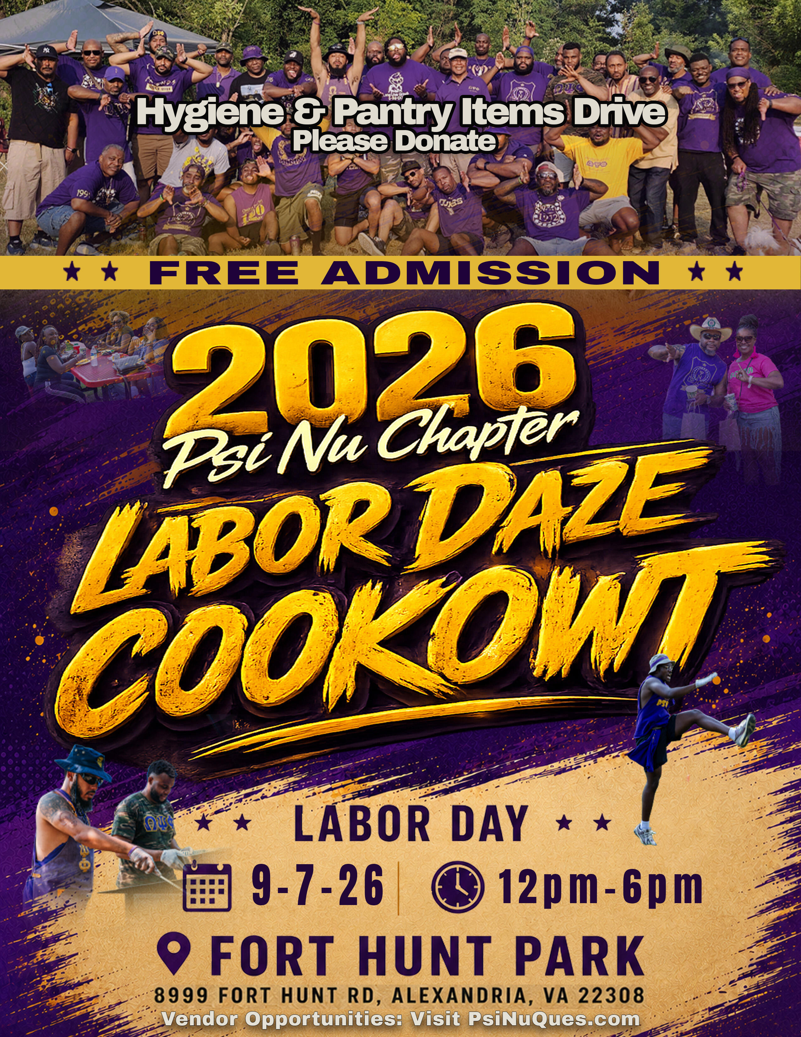Campaign cover image for 2026 Psi Nu Labor Daze CookOWT