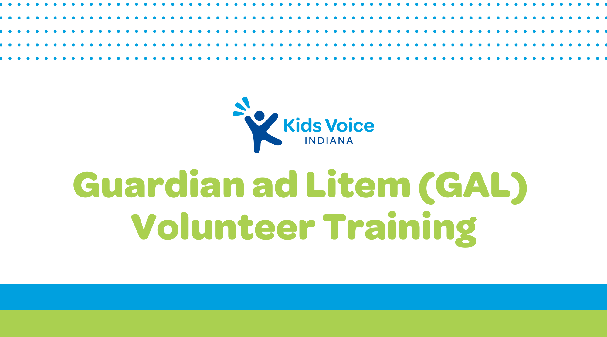 Campaign cover image for Kids' Voice Guardian ad Litem (GAL) Volunteer Training - NO LONGER OPEN FOR REGISTRATION