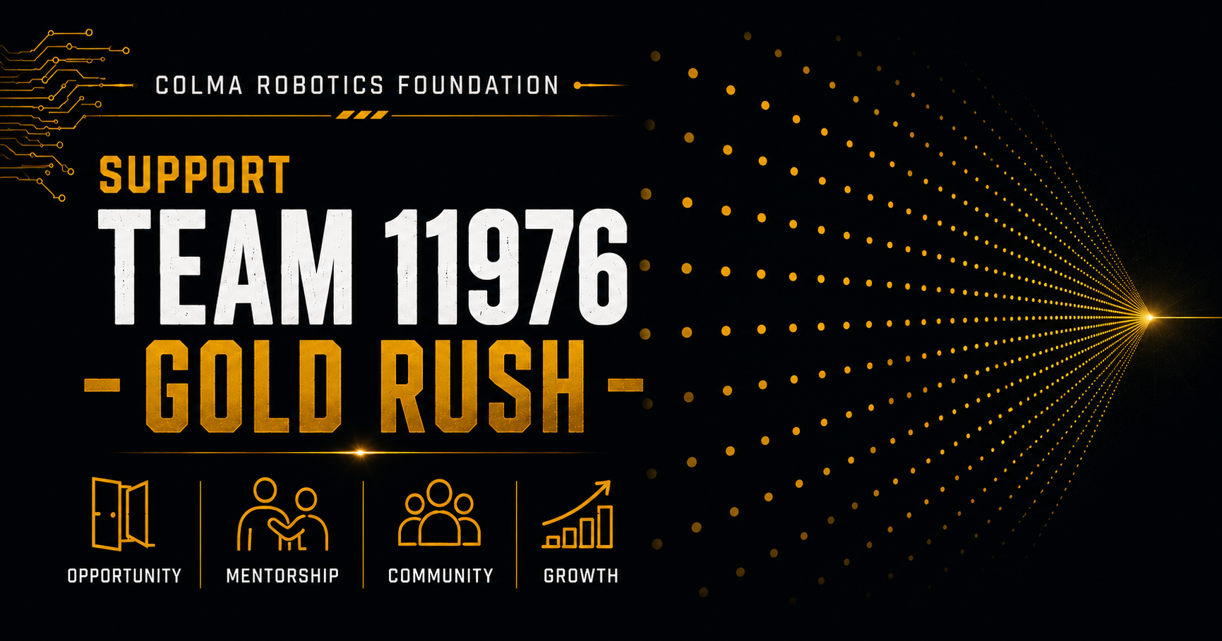 Campaign cover image for Support Team 11976 - Gold Rush