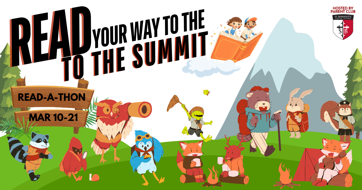 Campaign cover image for St. Bernadette's Read-A-Thon 2025