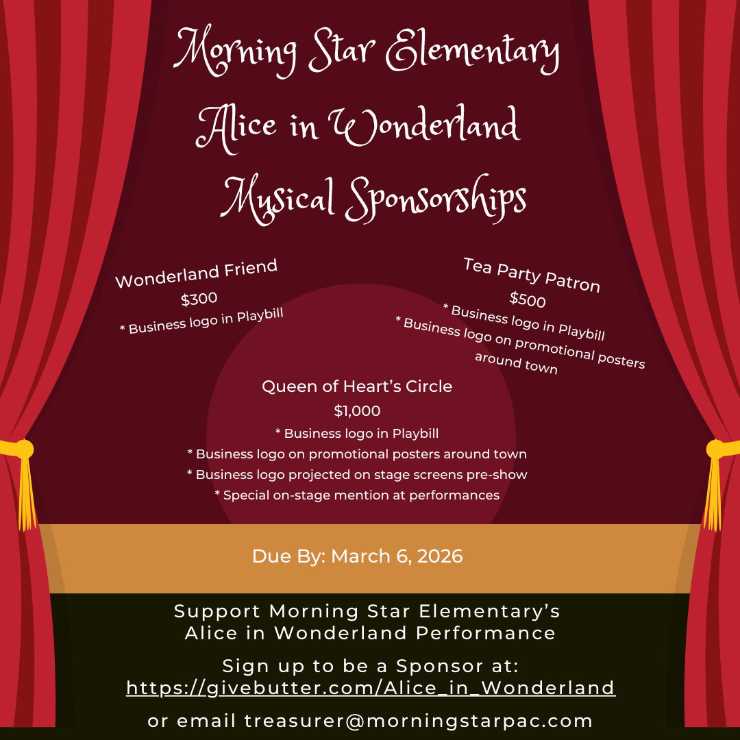 Campaign cover image for 2026 Alice in Wonderland Musical Sponsorship