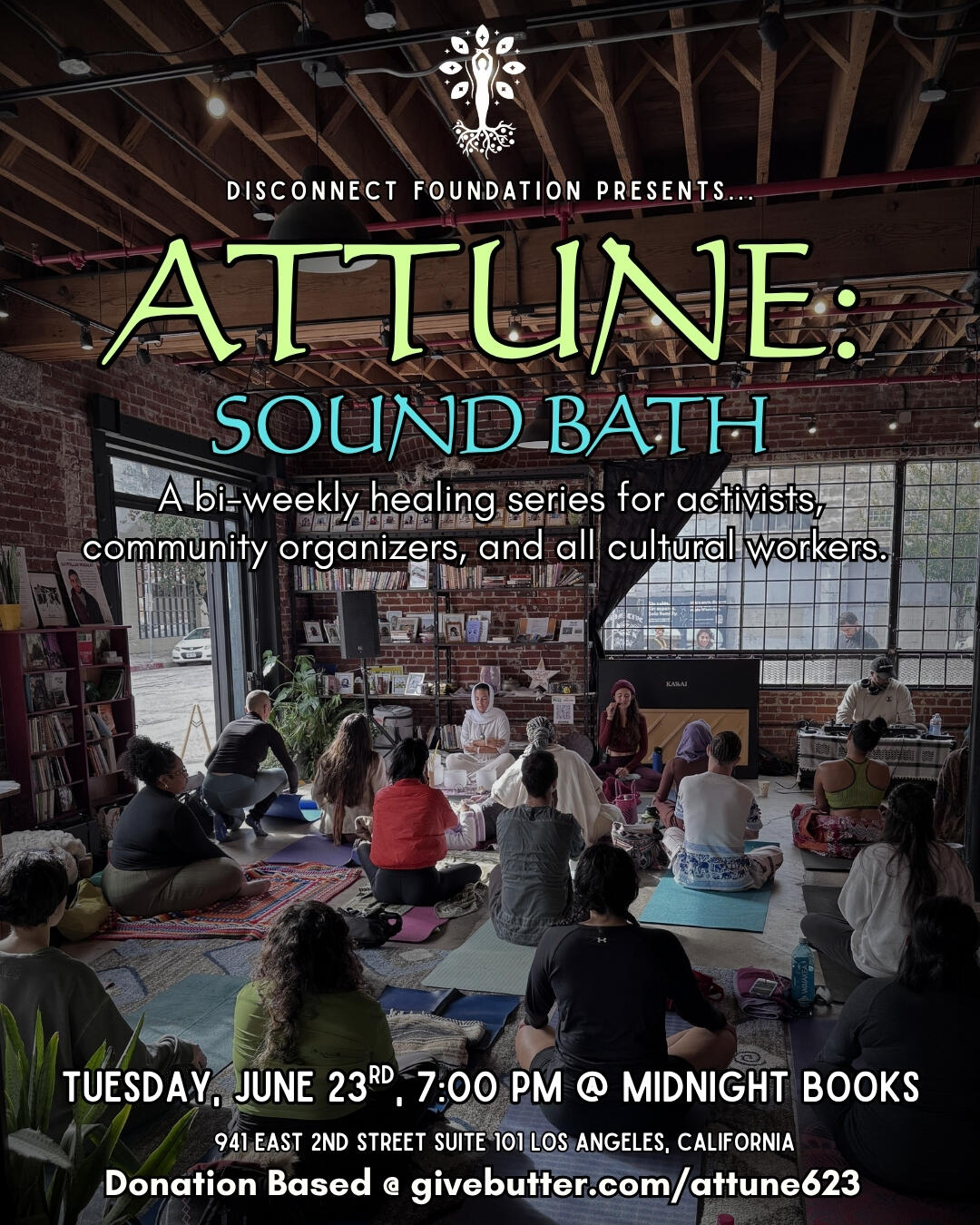 Campaign cover image for ATTUNE: Sound Bath 6/23