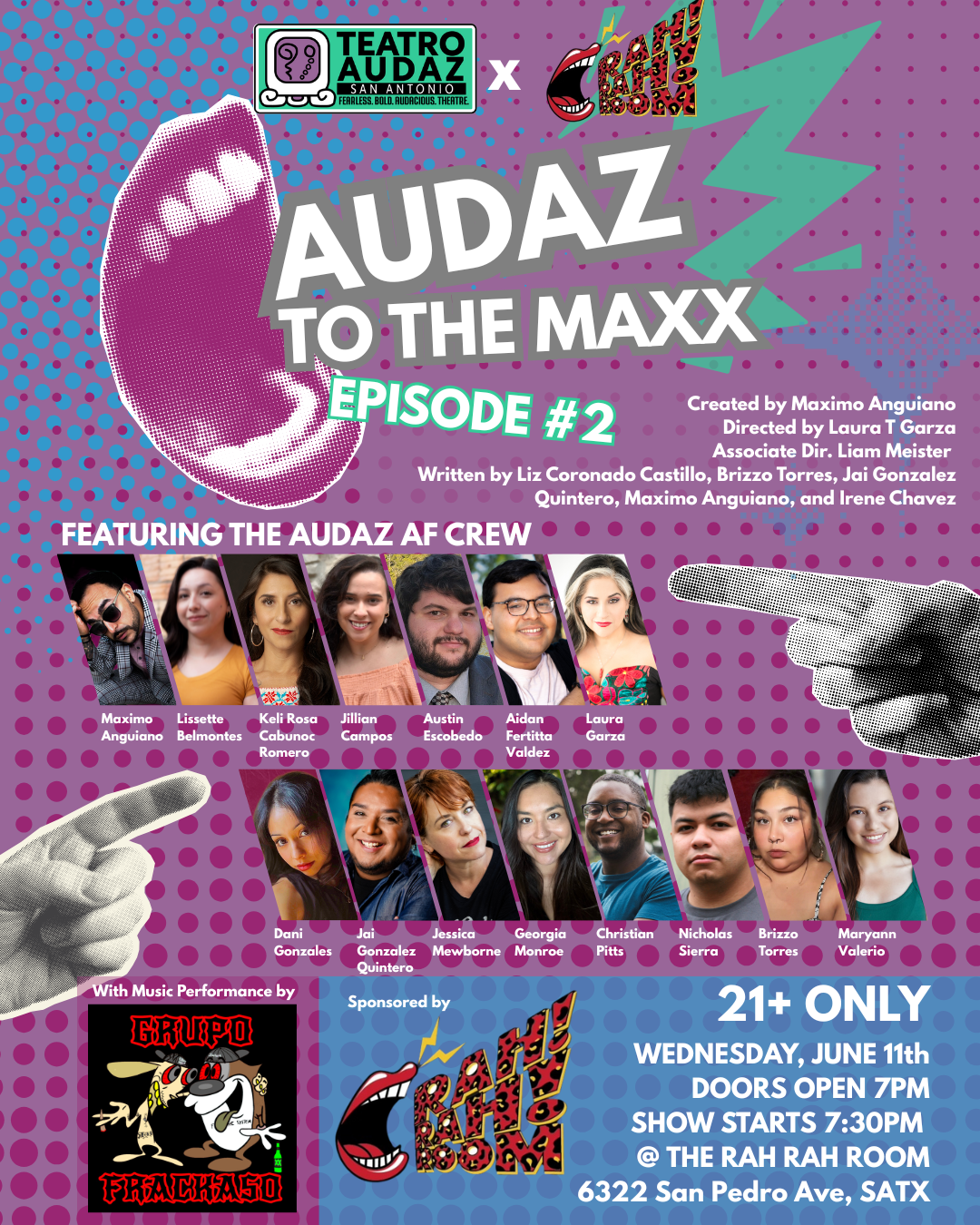 Campaign cover image for Audaz to the MAXX: Sketchy Nights in San Antonio