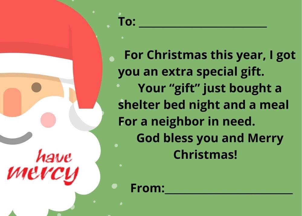 Campaign cover image for Compassion Gift Cards 2025