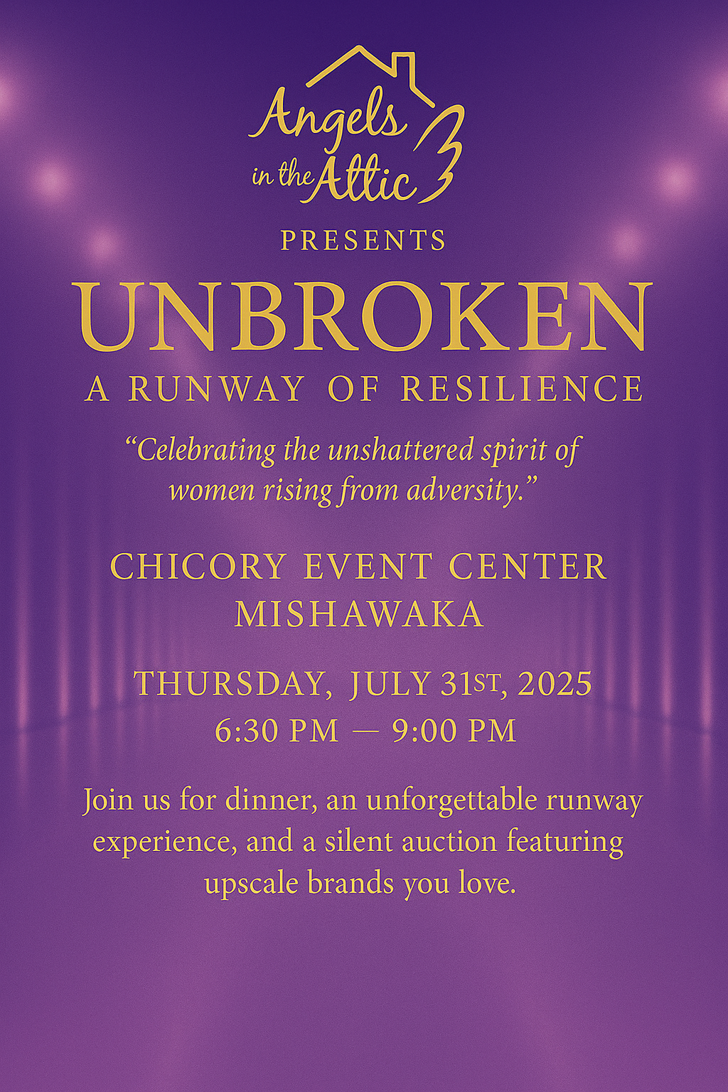 Campaign cover image for Unbroken: A Runway of Resilience – Fashion Show Fundraiser