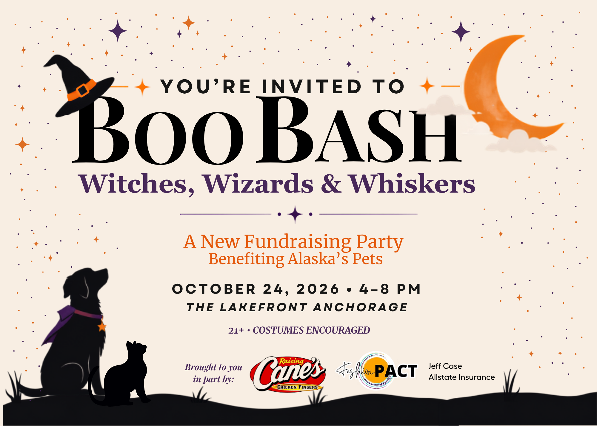 Campaign cover image for Boo Bash: Witches, Wizards & Whiskers