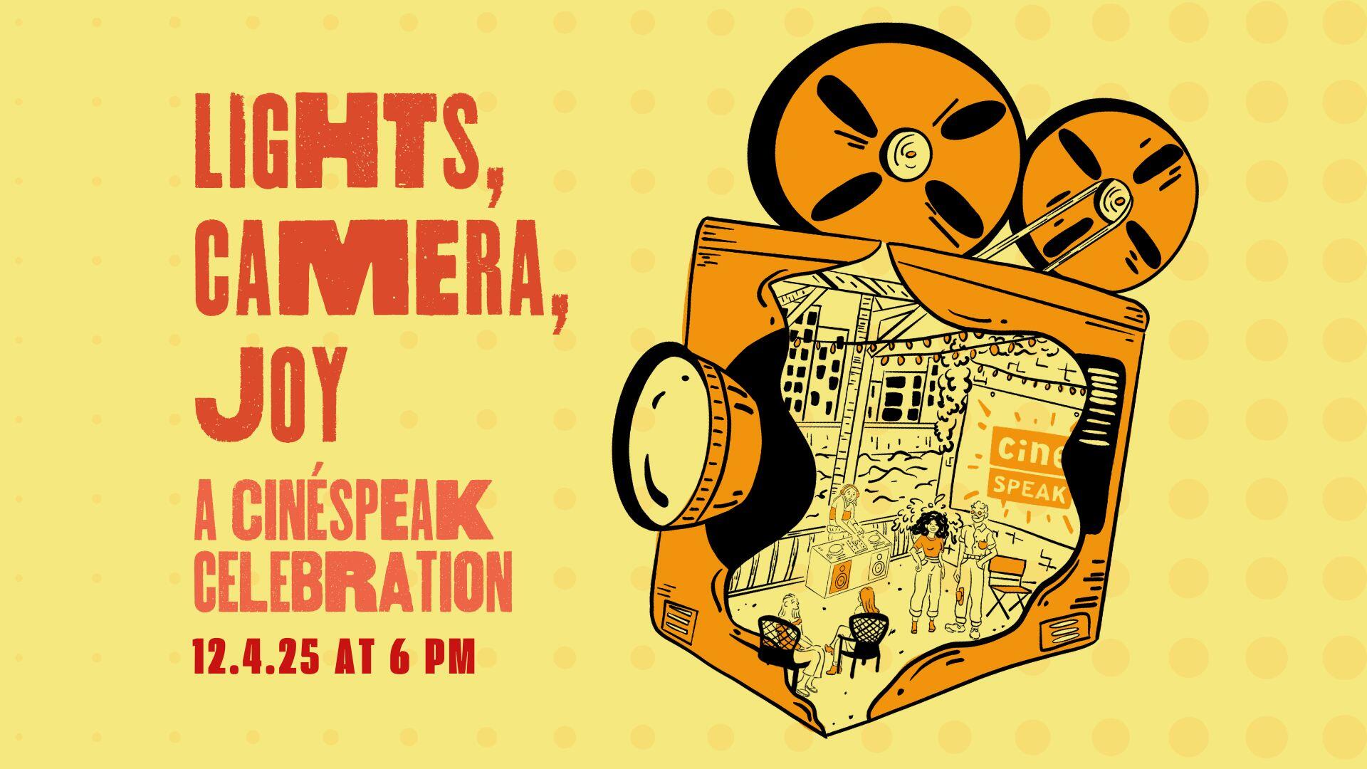 Campaign cover image for Lights, Camera, Joy: A cinéSPEAK Celebration