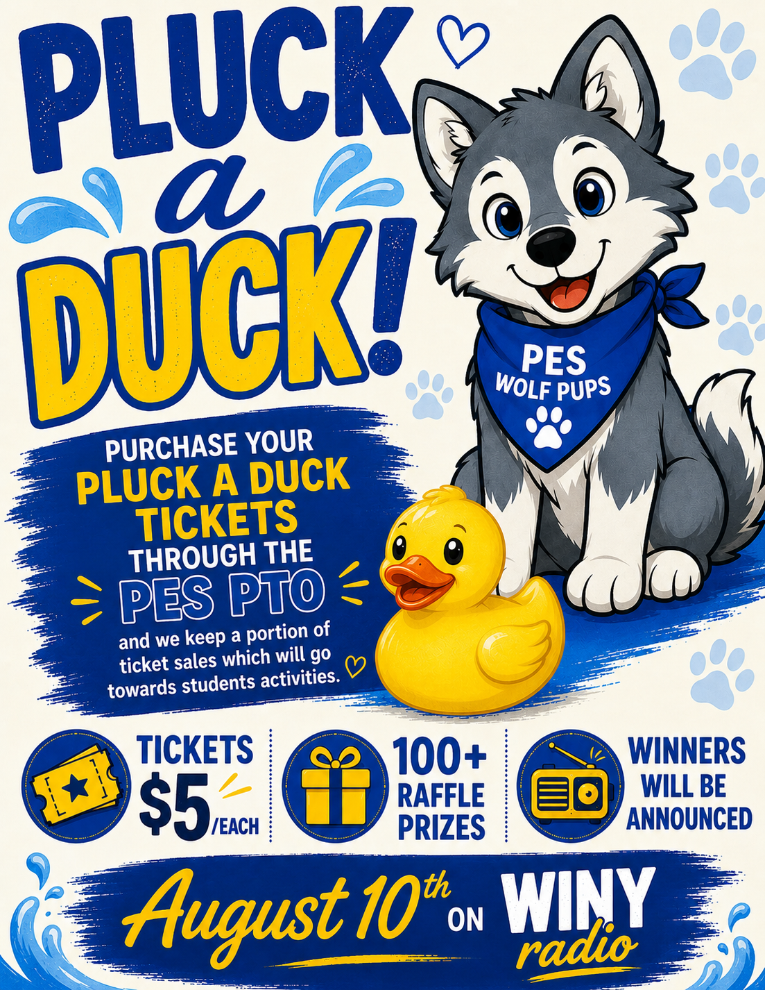 Campaign cover image for Pluck-A-Duck Raffle Tickets 2026