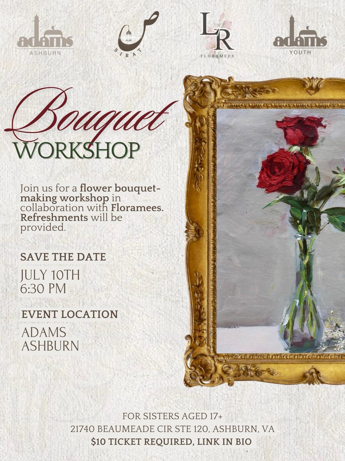 Campaign cover image for Ashburn Sirat Sisters: Bouquet Workshop