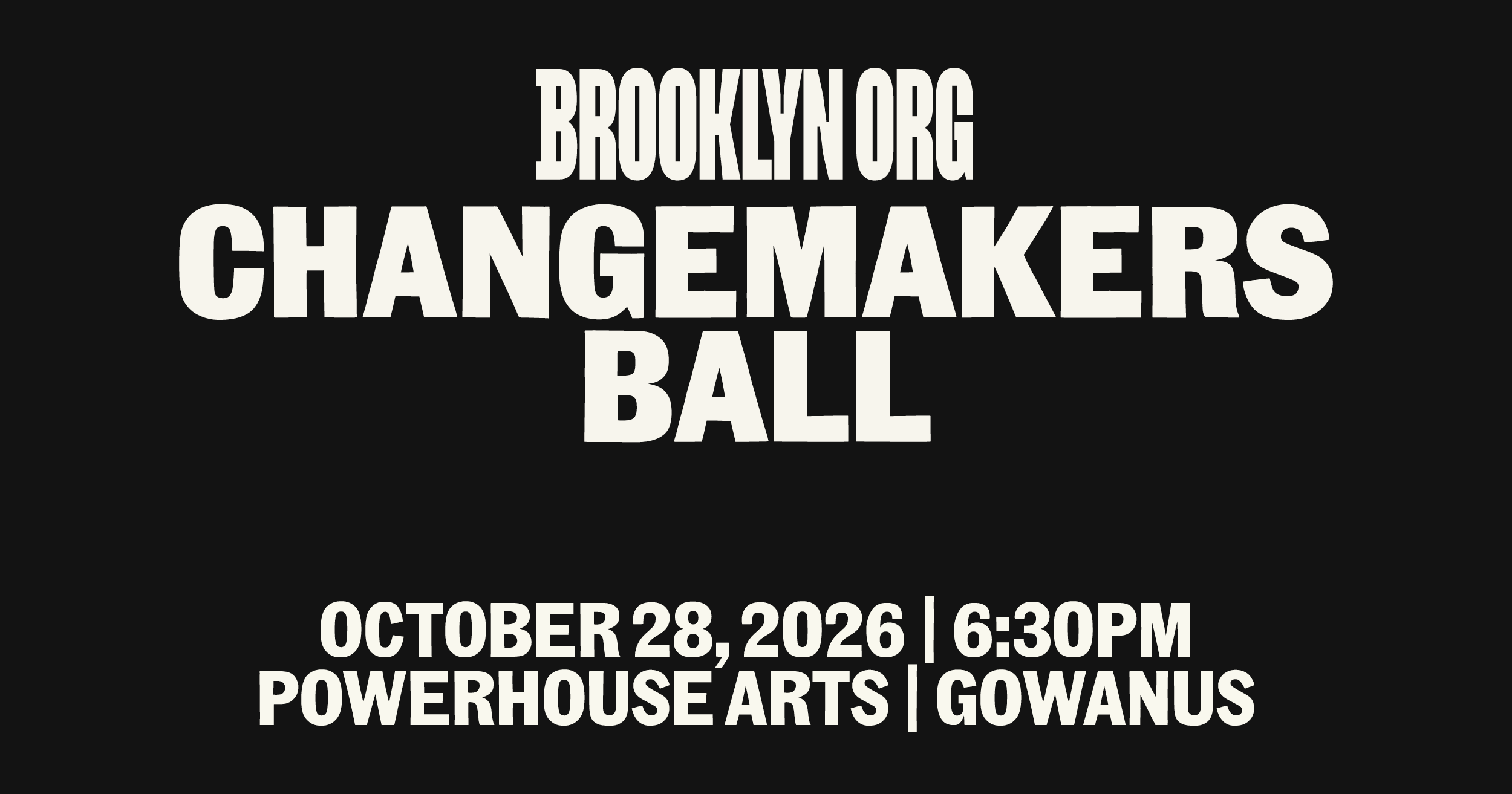 Campaign cover image for 2026 Brooklyn Org Changemakers Ball