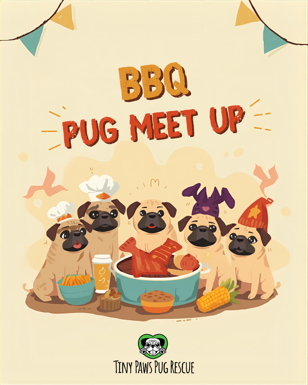 Campaign cover image for BBQ Pug Meet Up