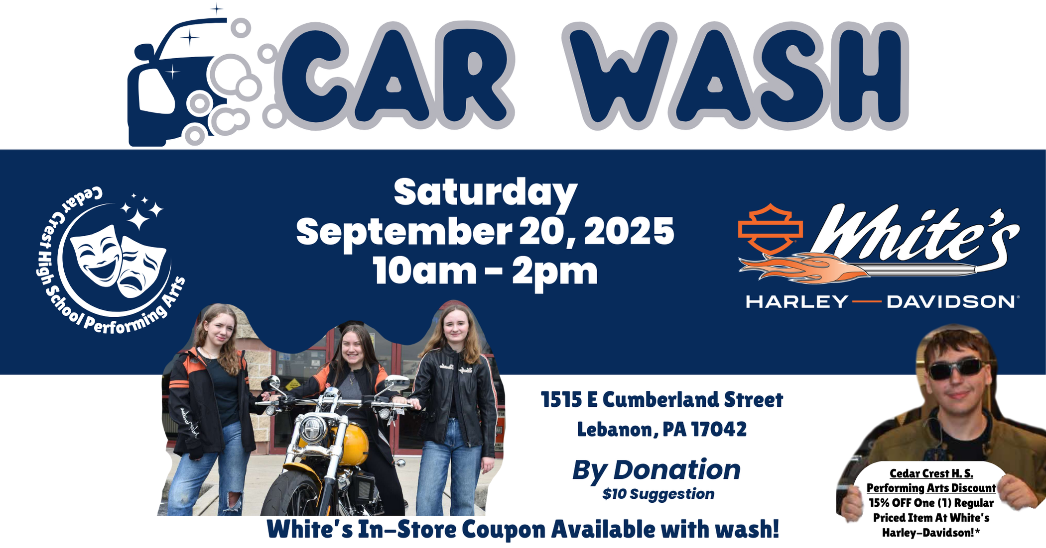 Campaign cover image for Car Wash! - CCHS Performing Arts