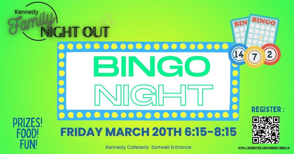 Campaign cover image for BINGO! - Kennedy Family Night Out