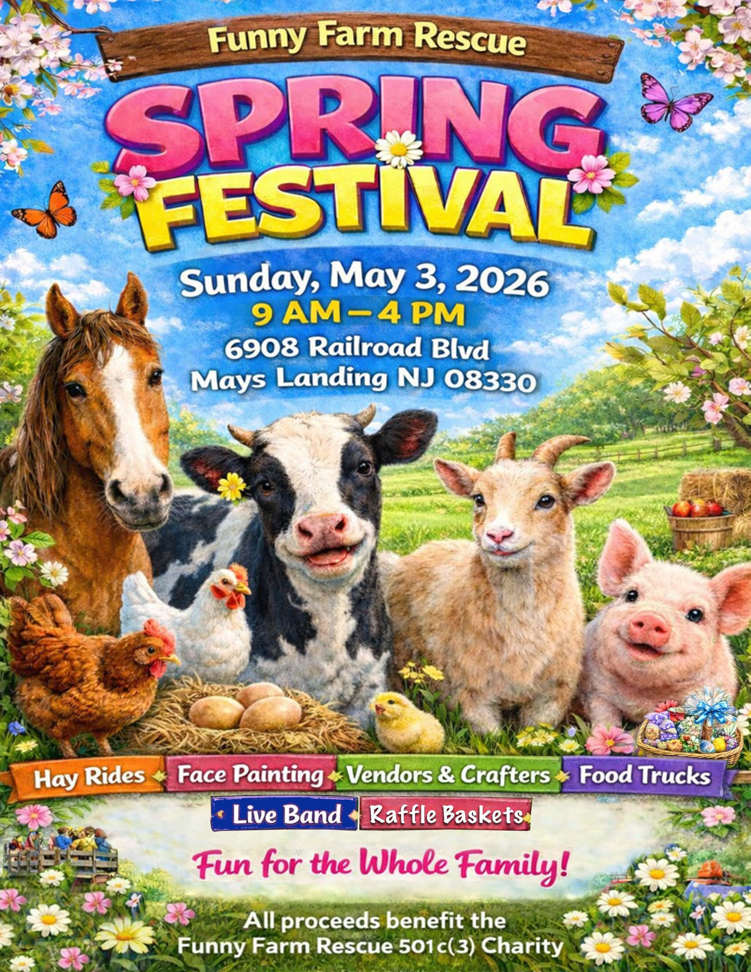 Campaign cover image for Funny Farm Rescue Spring  Festival 2026 Fundraiser
